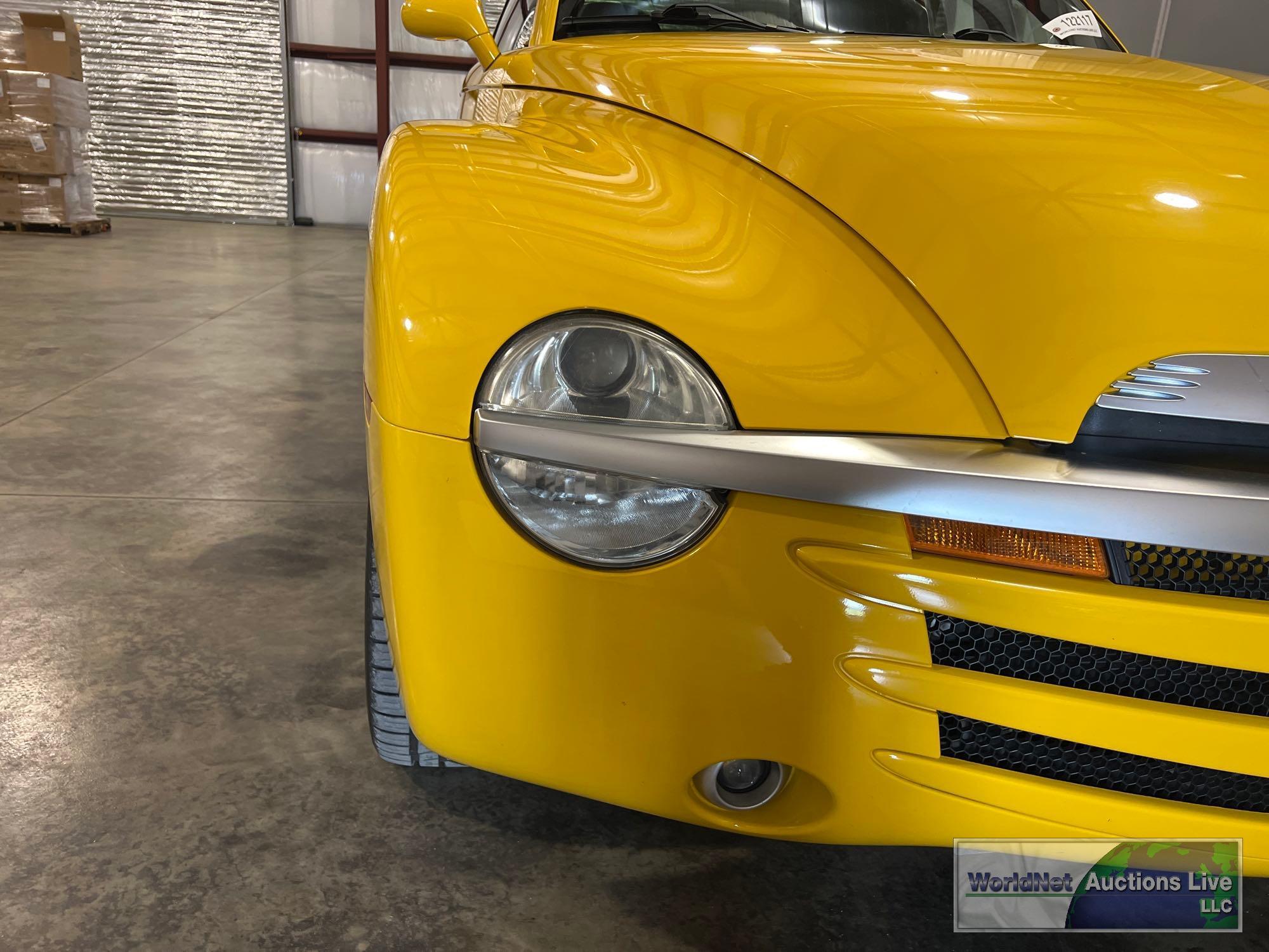 2004 CHEVROLET SSR PICKUP TRUCK, VIN # 1GCES14P04B106553