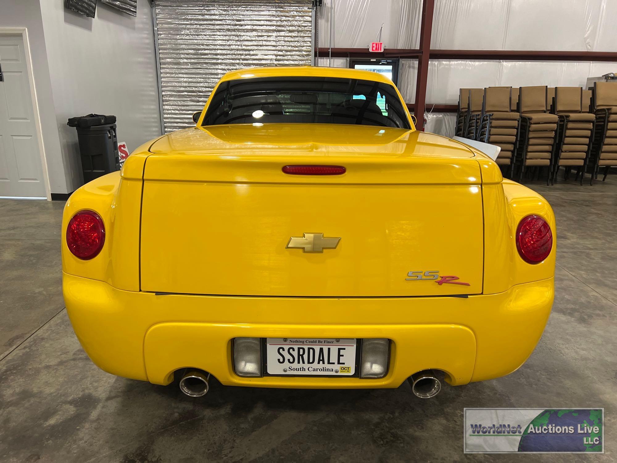 2004 CHEVROLET SSR PICKUP TRUCK, VIN # 1GCES14P04B106553