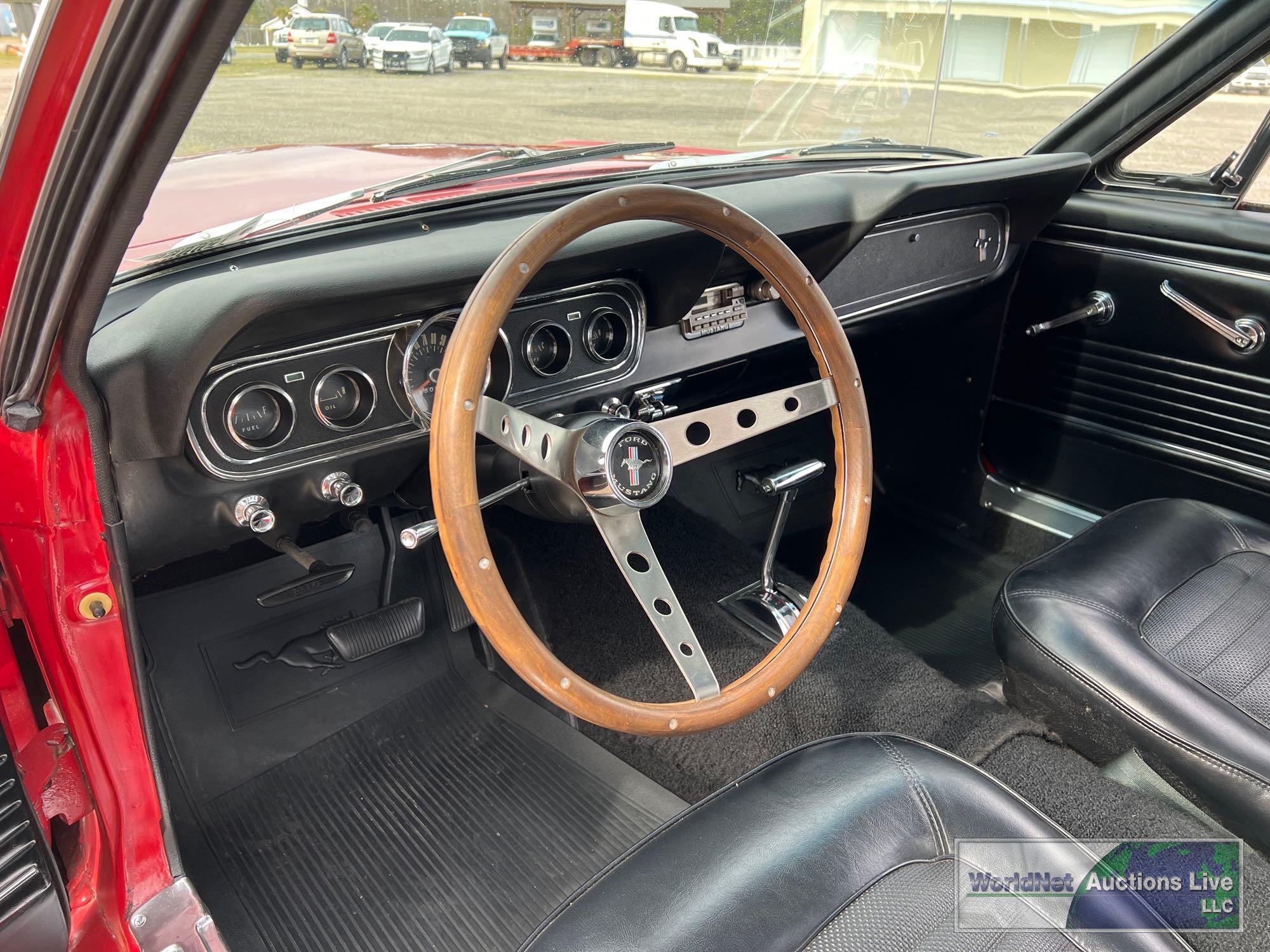 1966 FORD MUSTANG VIN-6R07C212198