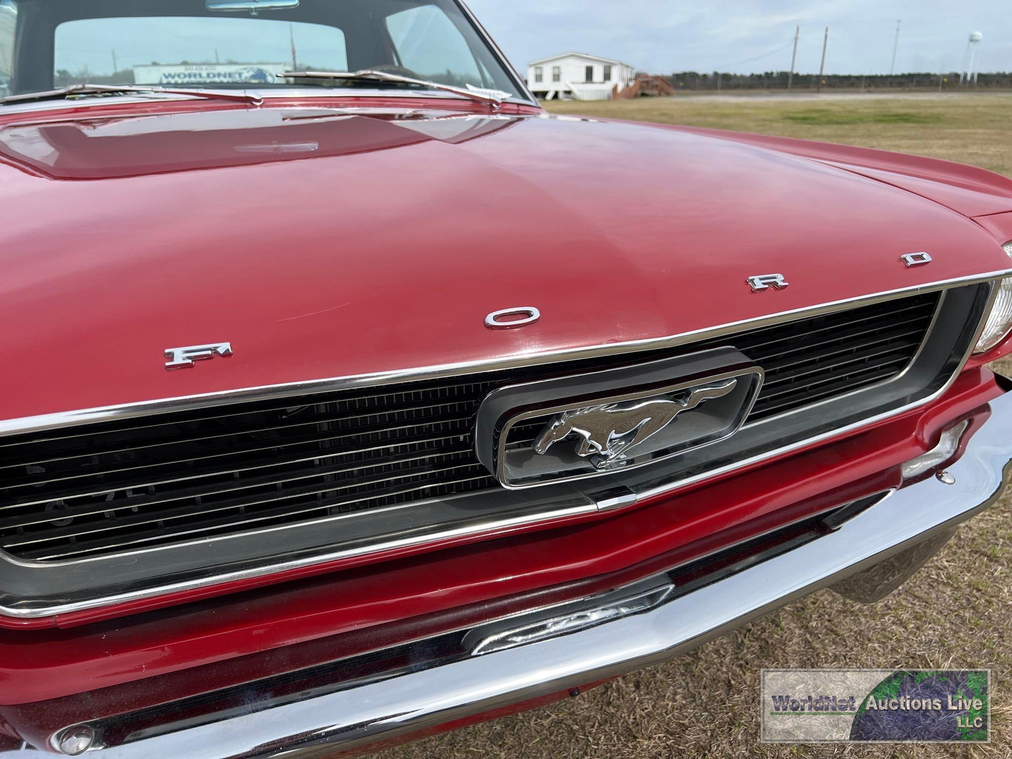 1966 FORD MUSTANG VIN-6R07C212198