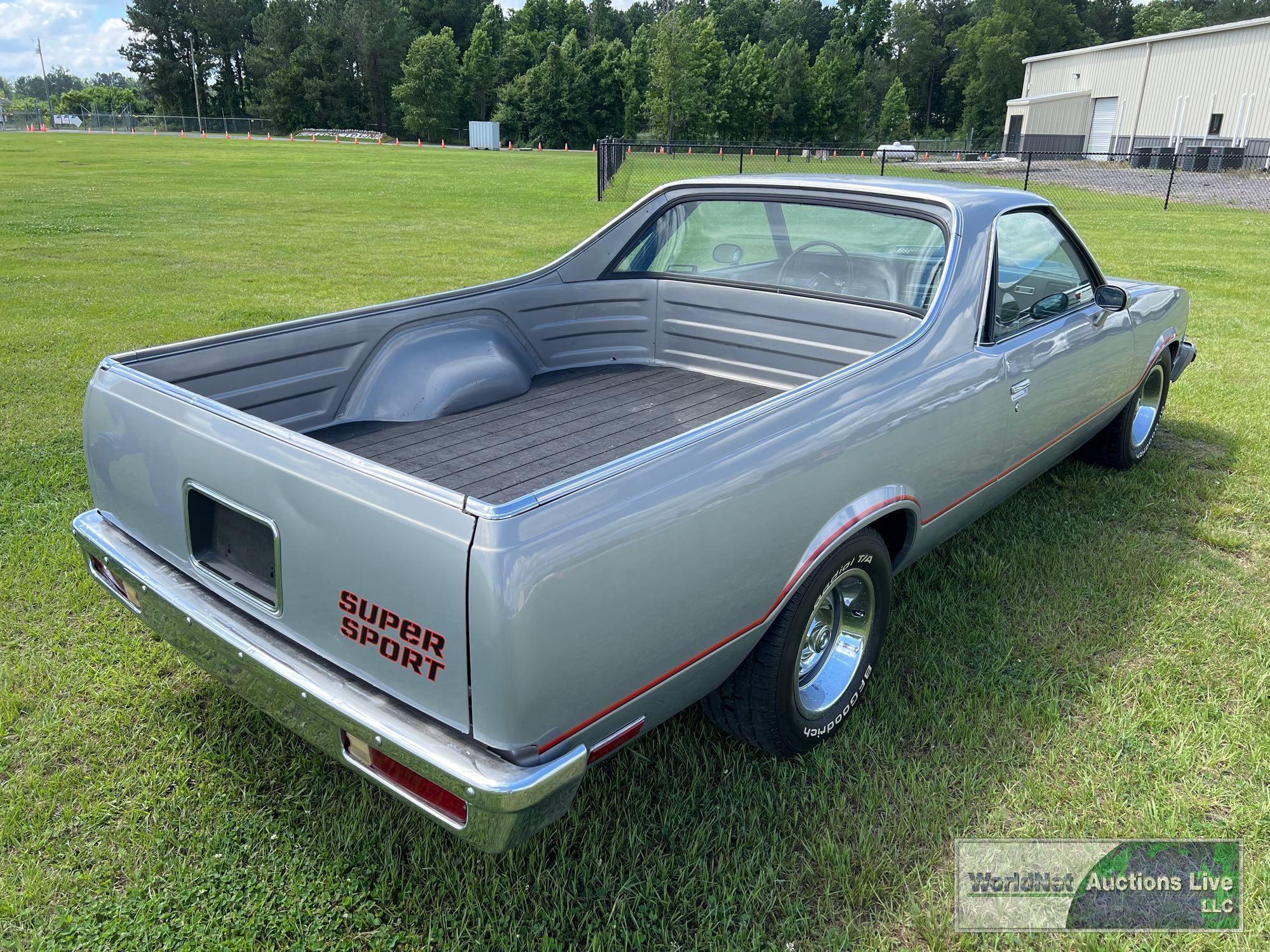 1979 CHEVROLET EL CAMINO SS SN-JW80H9R500579