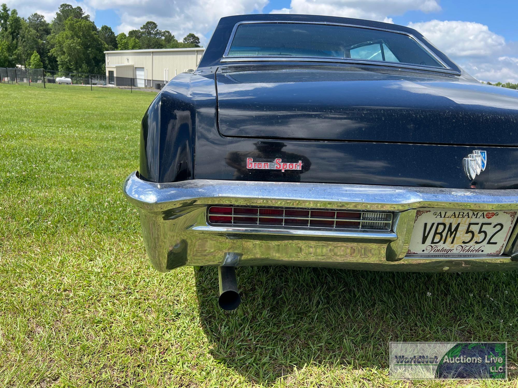 1965 BUICK RIVIERA GRAND SPORT VIN-494475H928710