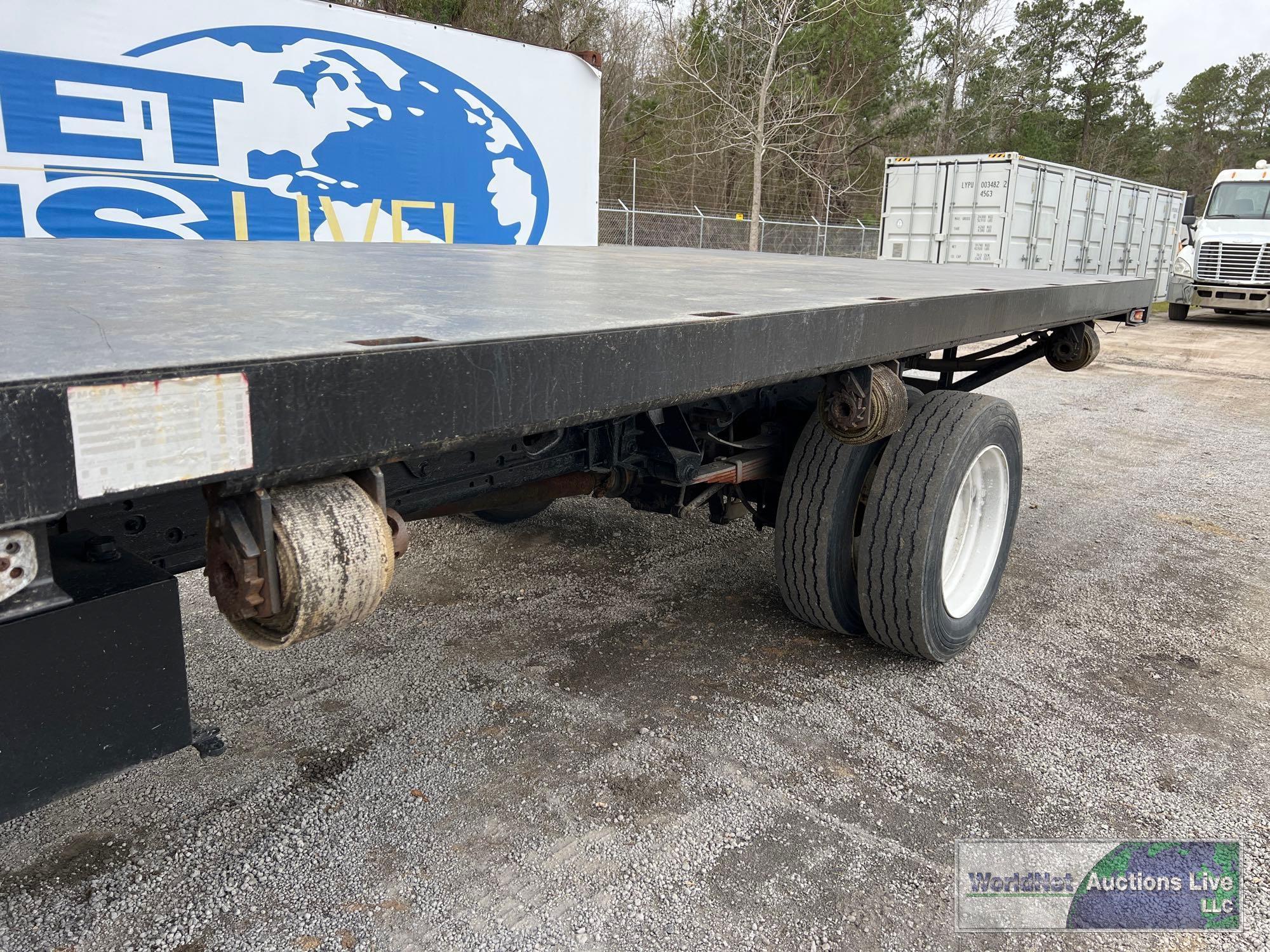 2004 FORD F-450 FLAT BED DUMP TRUCK, VIN # 1FDXF46P44ED48445