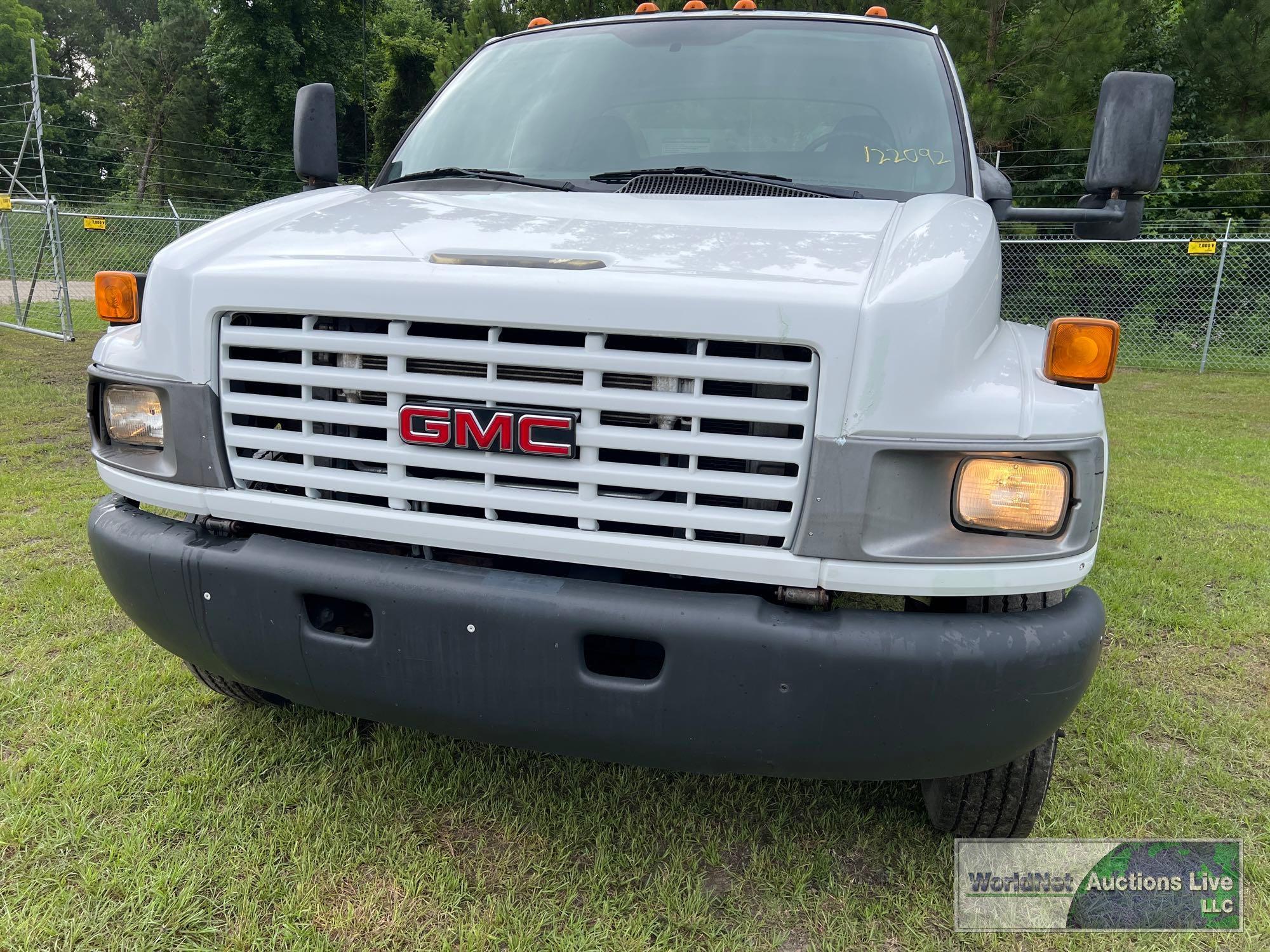 2007 GMC C5500 FLAT BED TRUCK, VIN # 1GDG5C1G77F904346