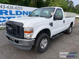 2008 FORD F-250XL SUPER DUTY PICKUP TRUCK VIN # 1FTNF21538EE26581