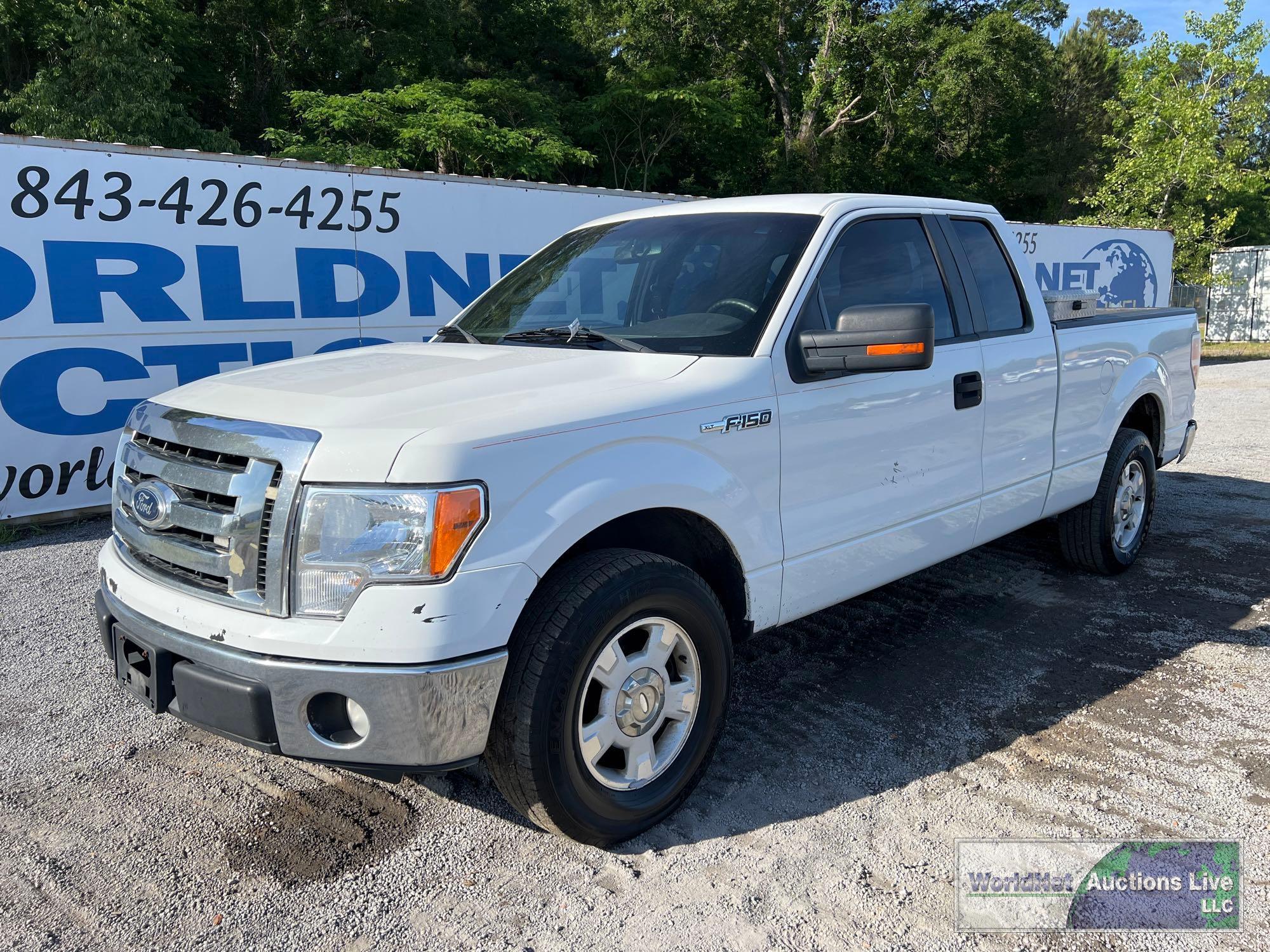 2012 FORD F-150XLT PICKUP TRUCK, VIN # 1FTFX1CF0CFC15777