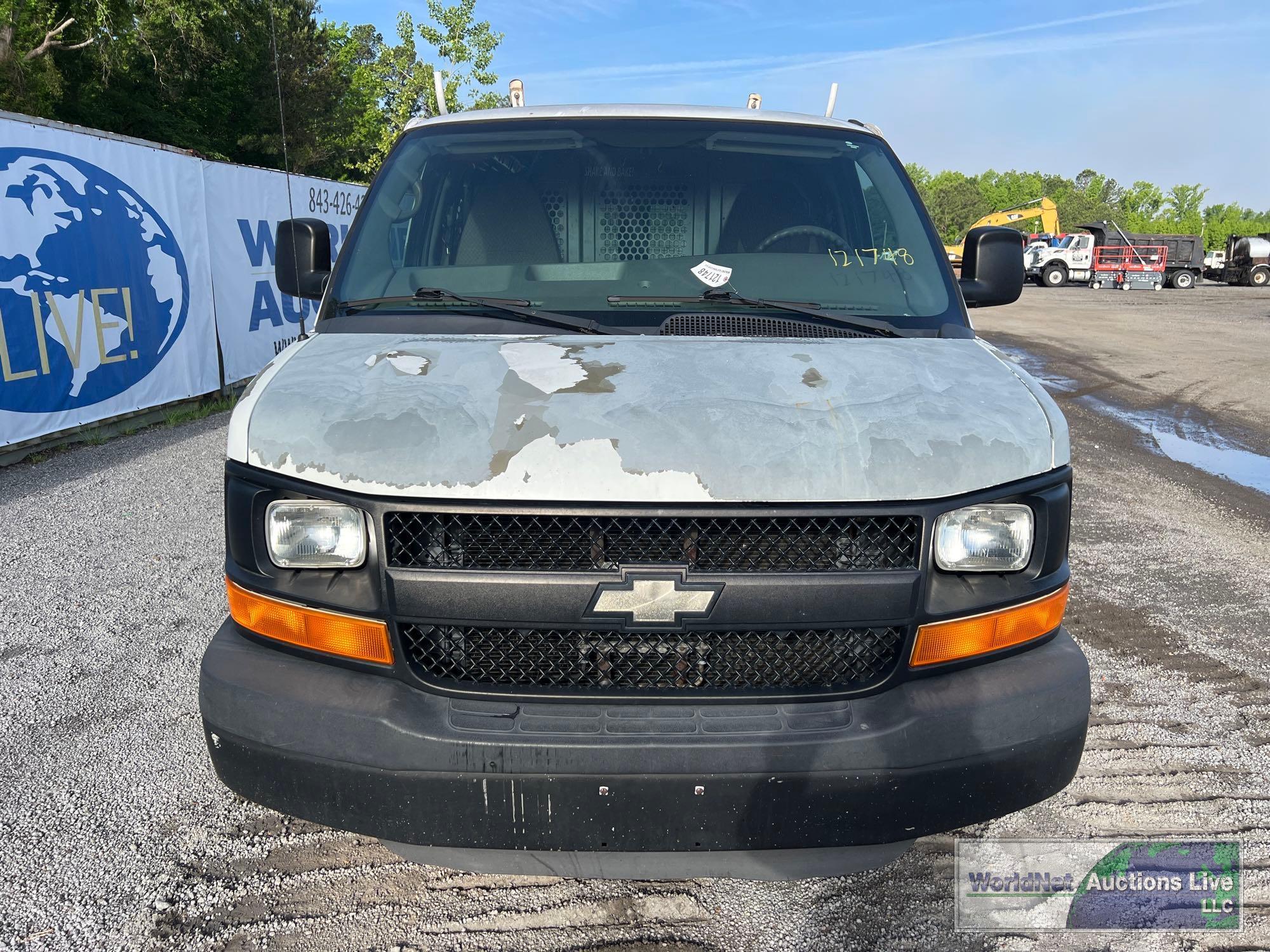 2010 CHEVROLET EXPRESS VAN, VIN # 1GCZGGAAXA1141009