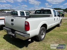 2011 FORD F-250XL SUPER DUTY PICKUP TRUCK, VIN # 1FT7W2A62BEA50142