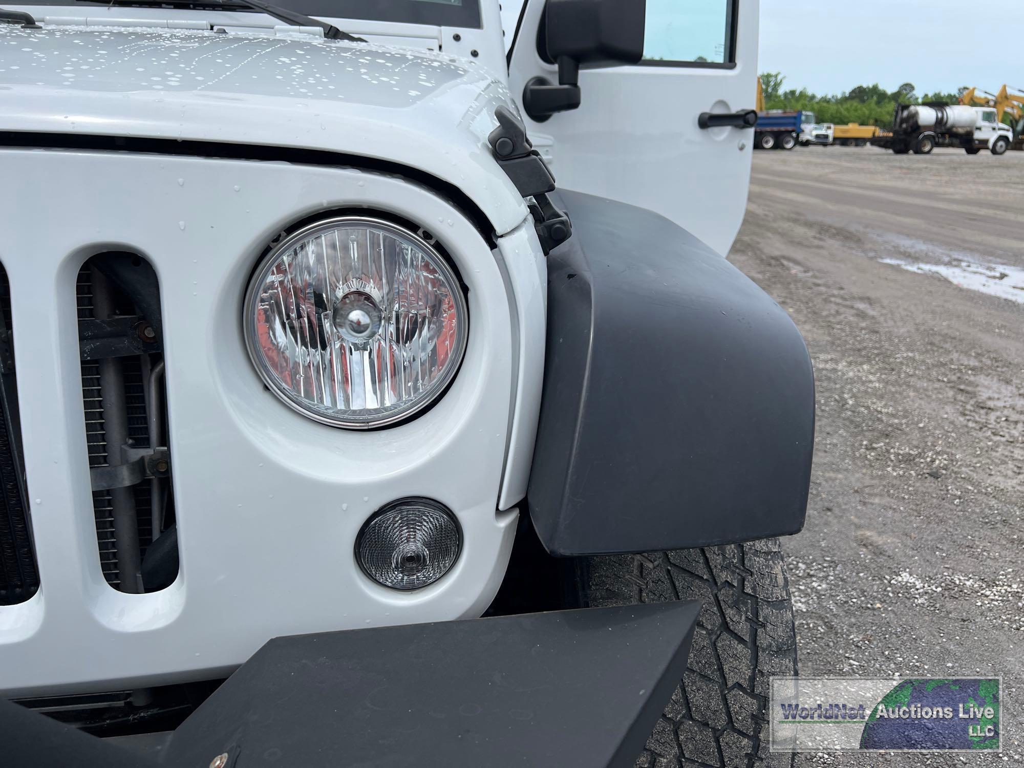 2014 JEEP WRANGLER (MPV), VIN # 1C4AJWAG2EL138175 **SALVAGE TITLE**