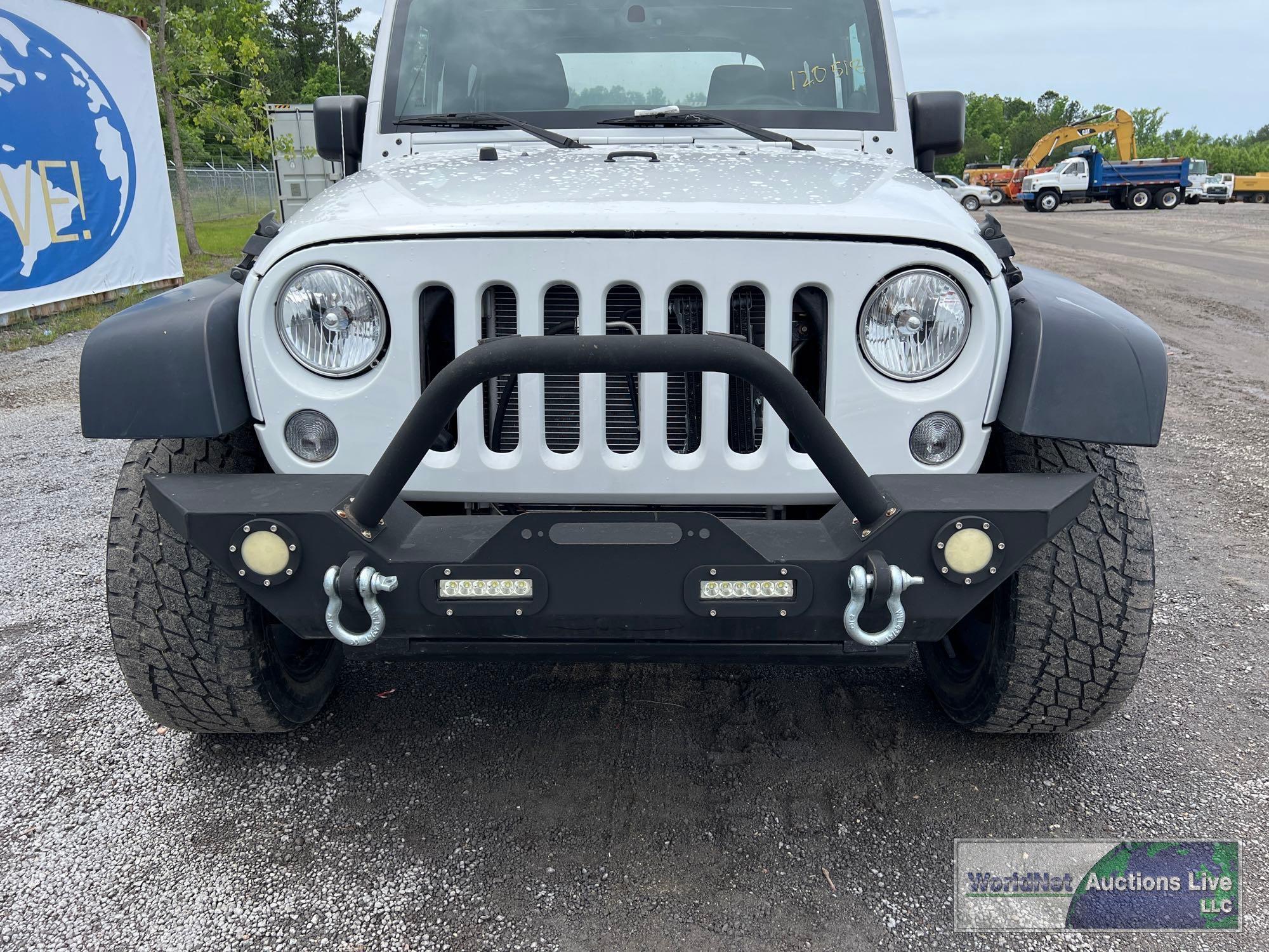 2014 JEEP WRANGLER (MPV), VIN # 1C4AJWAG2EL138175 **SALVAGE TITLE**