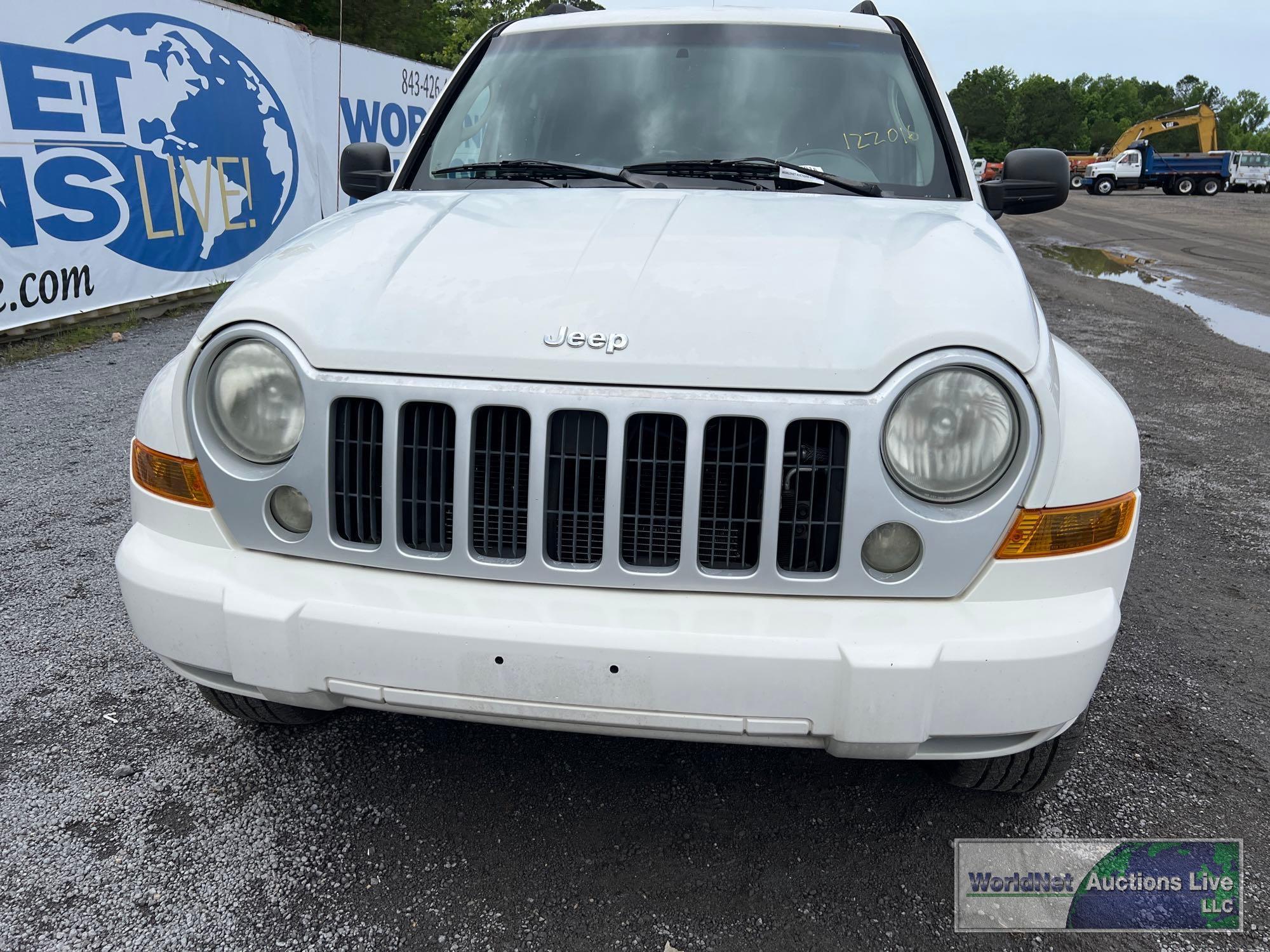 2007 JEEP LIBERTY (MPV), VIN # 1J4GL48KX7W580703