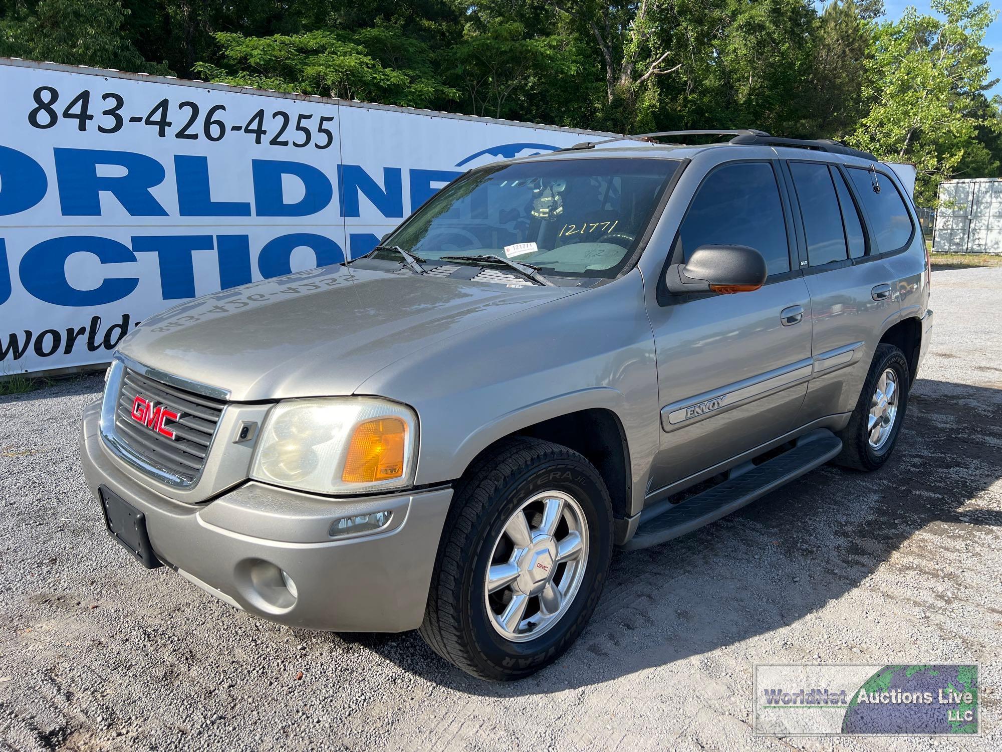 2003 GMC ENVOY SLT (MPV), VIN # 1GKDT13S932167854