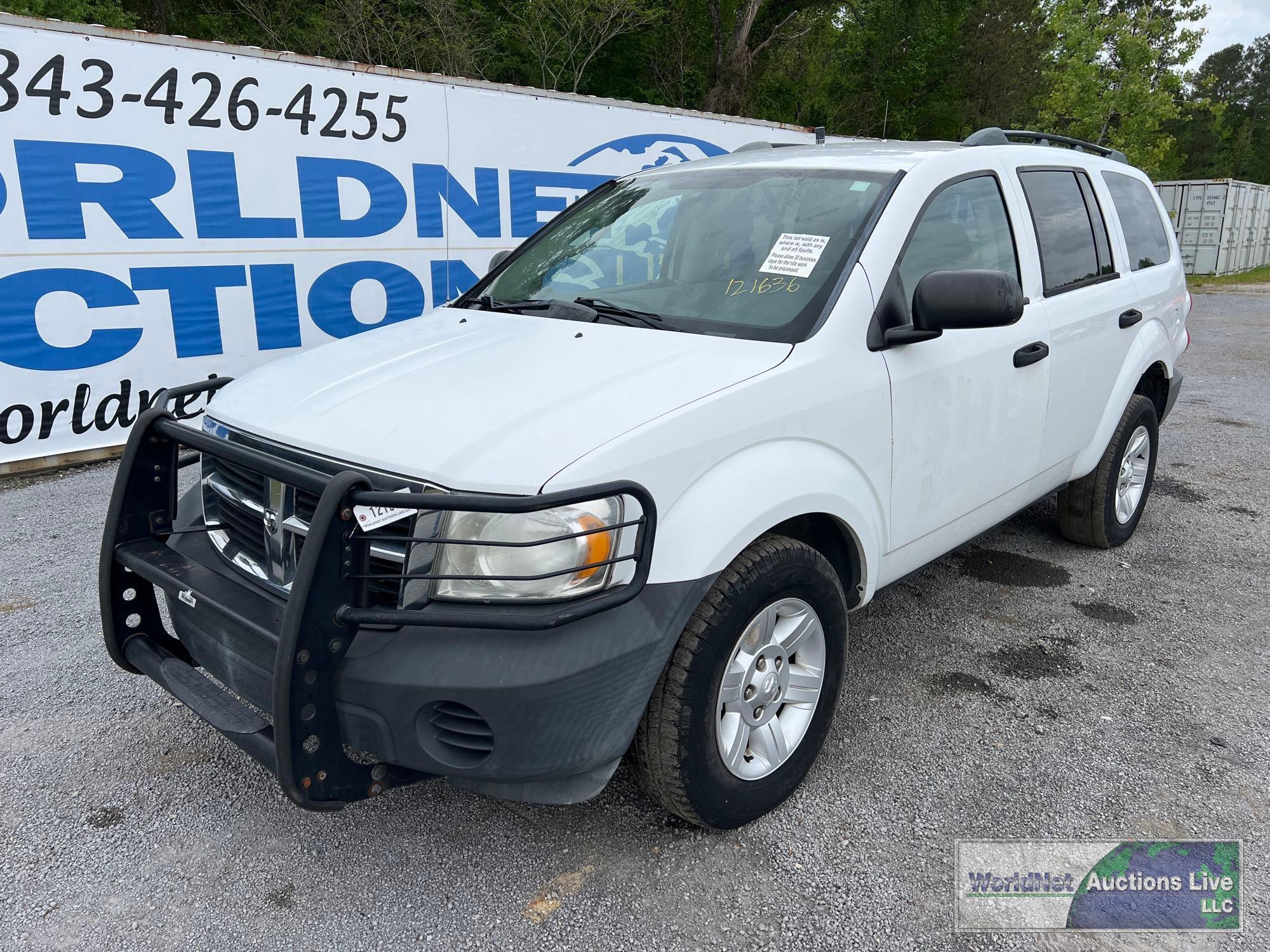 2007 DODGE DURANGO (MPV), VIN # 1D8HD38P37F582999