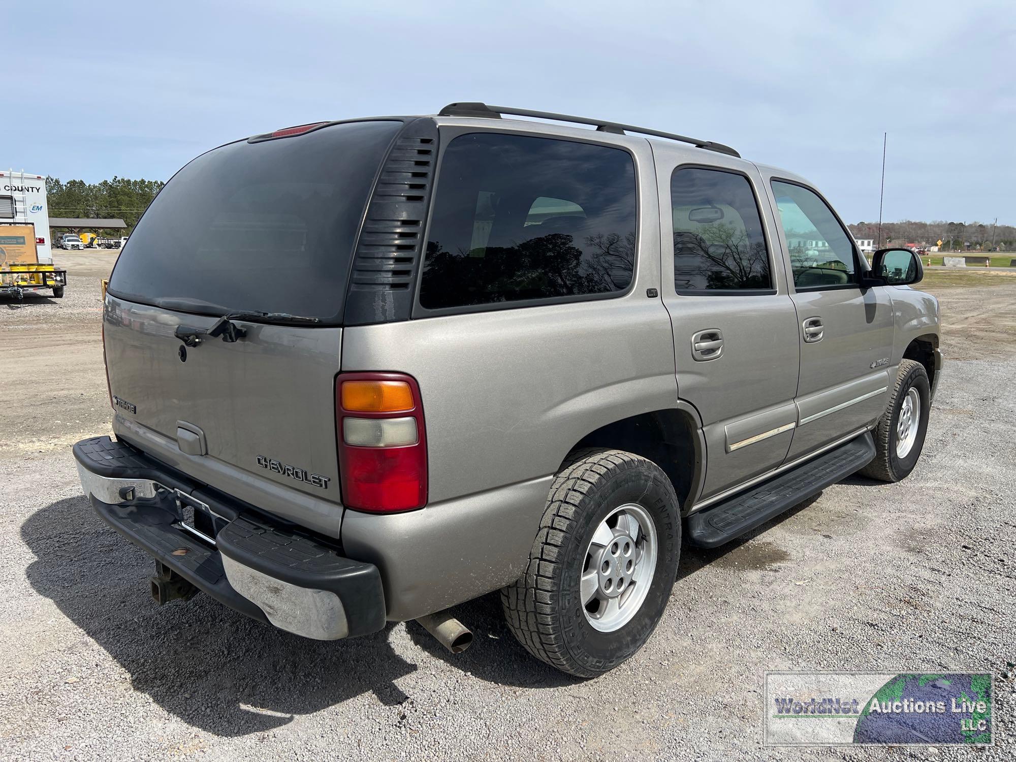 2003 CHEVROLET TAHOE (MPV), VIN # 1GNEK13Z73J181961