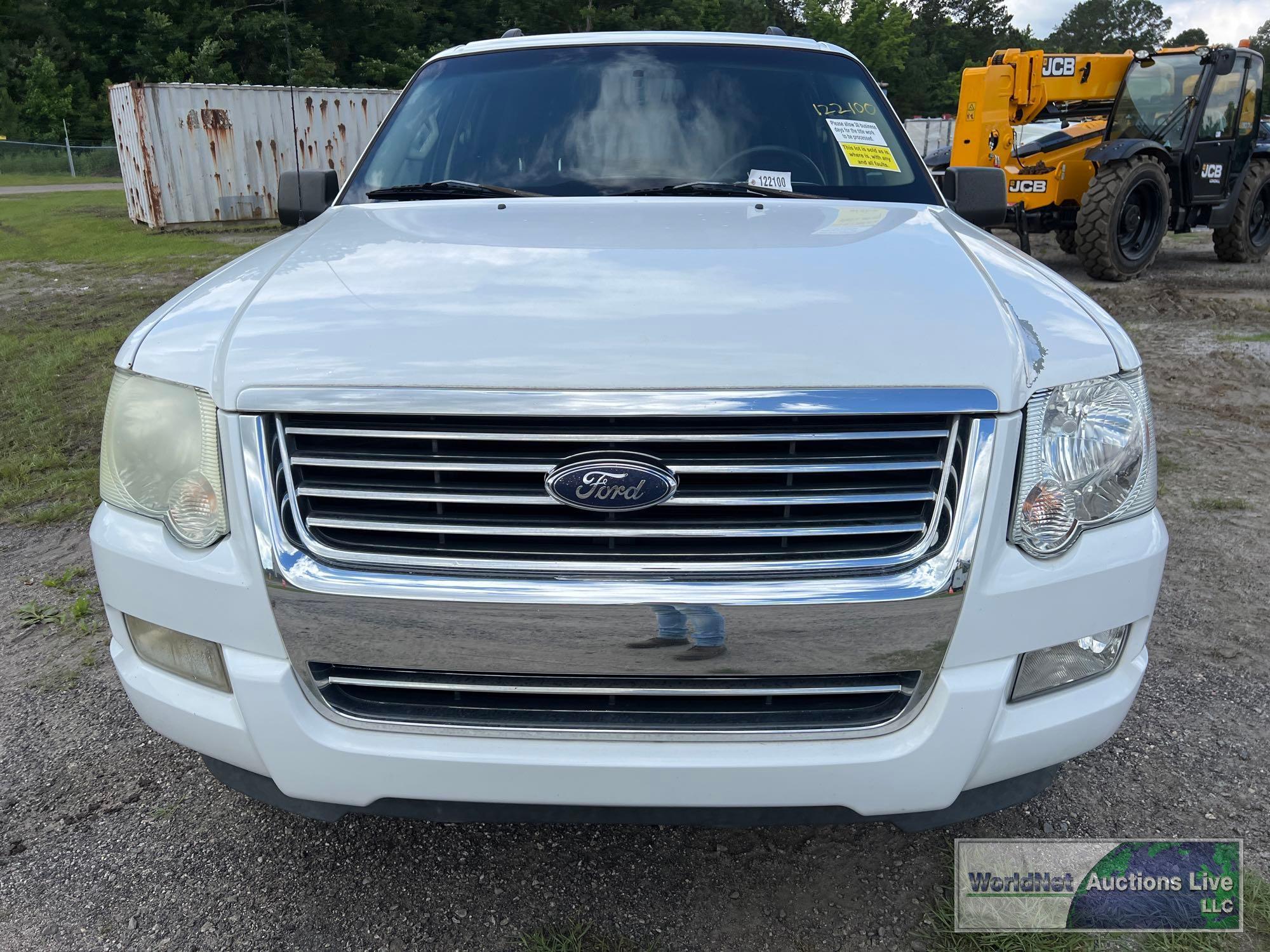 2010 FORD EXPLORER XLT (MPV), VIN # 1FMEU7DE7AUA22432