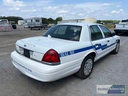 2008 FORD CROWN VICTORIA PASS. CAR, VIN # 2FAFP71V78X158959