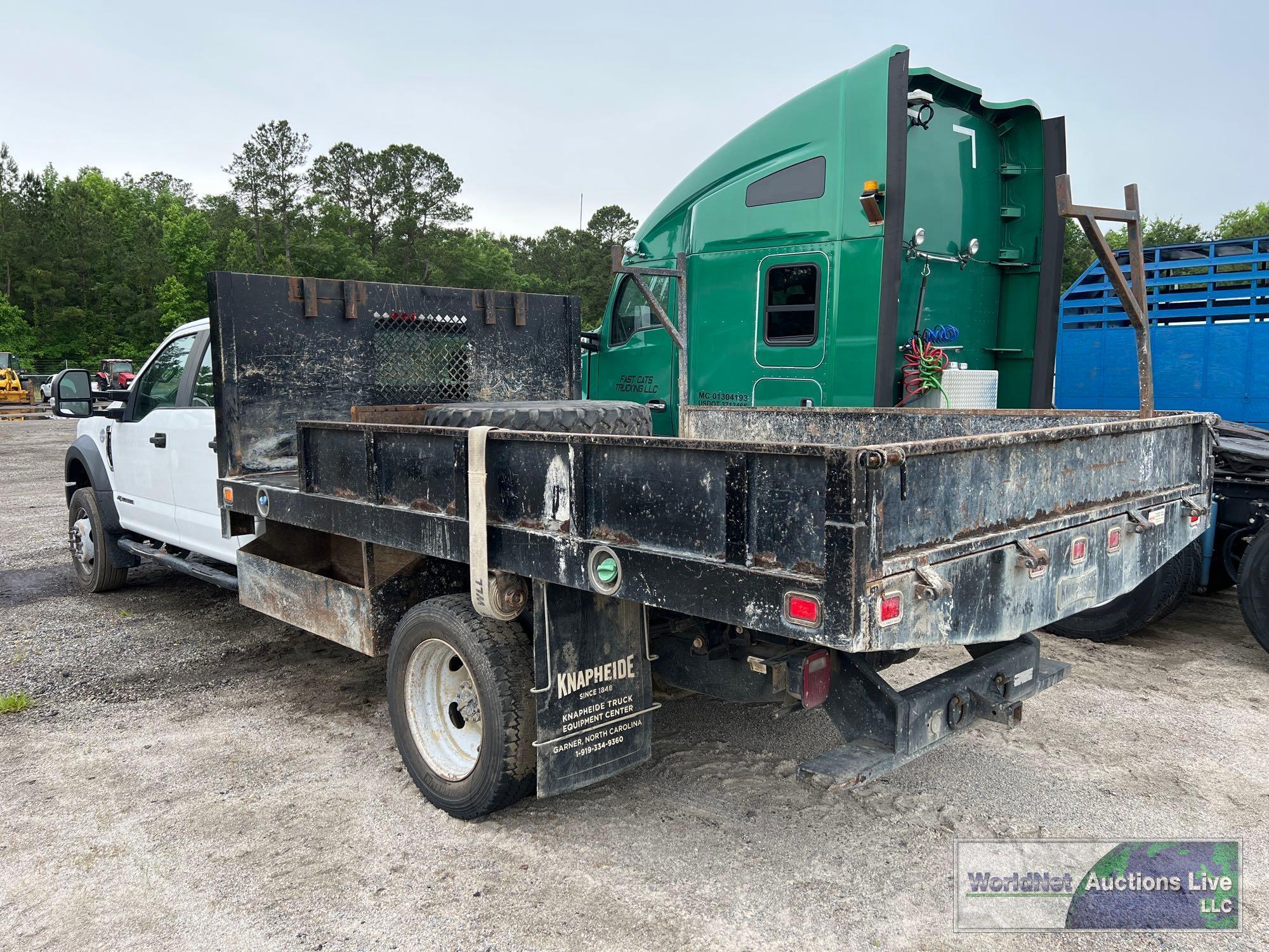 2017 FORD F-550XL FLAT BED TRUCK, VIN # 1FD0W5GT3HEC23106