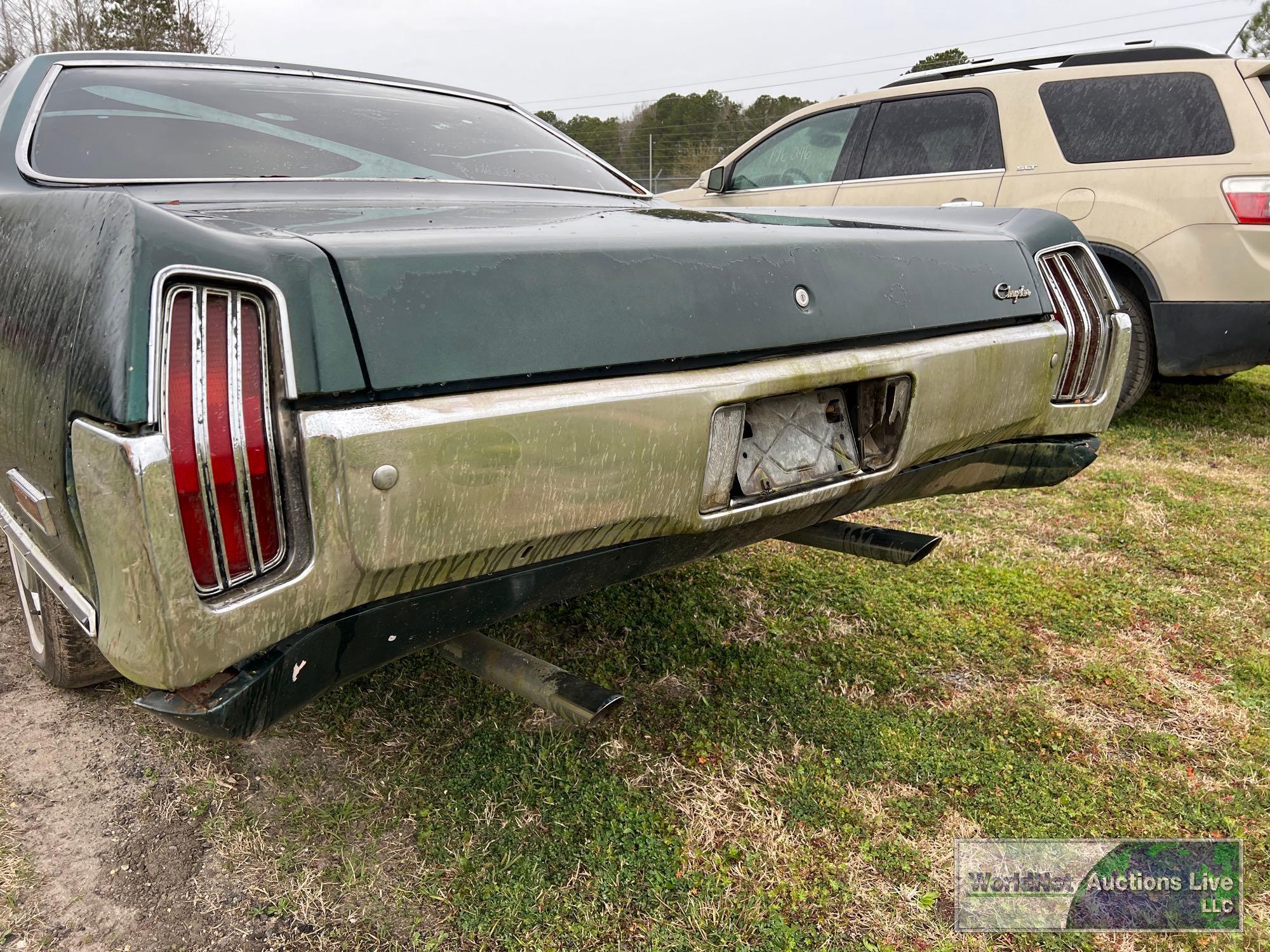 1972 CHRYSLER NEWPORT ROYAL VIN-CL41M2C299075