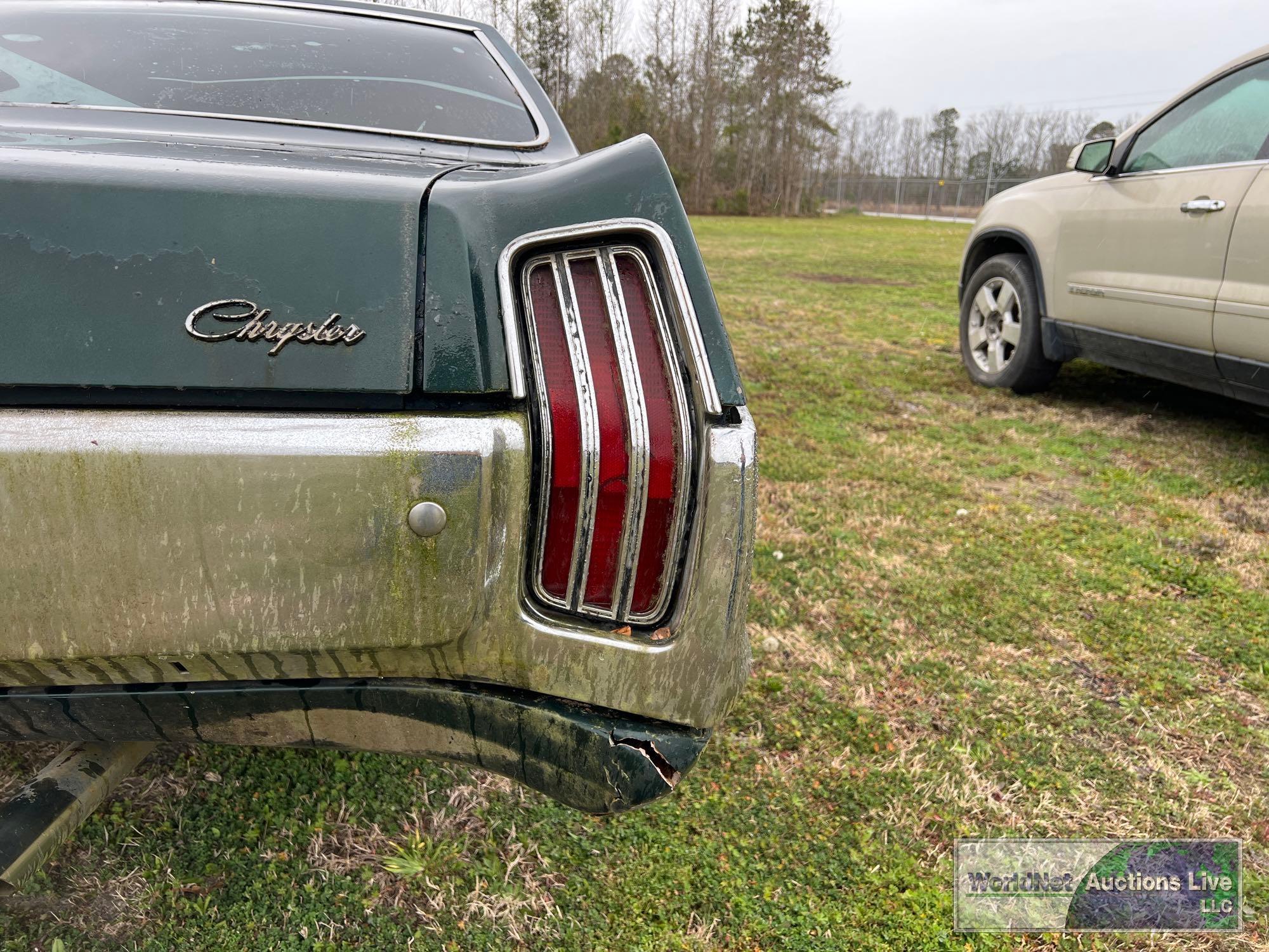 1972 CHRYSLER NEWPORT ROYAL VIN-CL41M2C299075