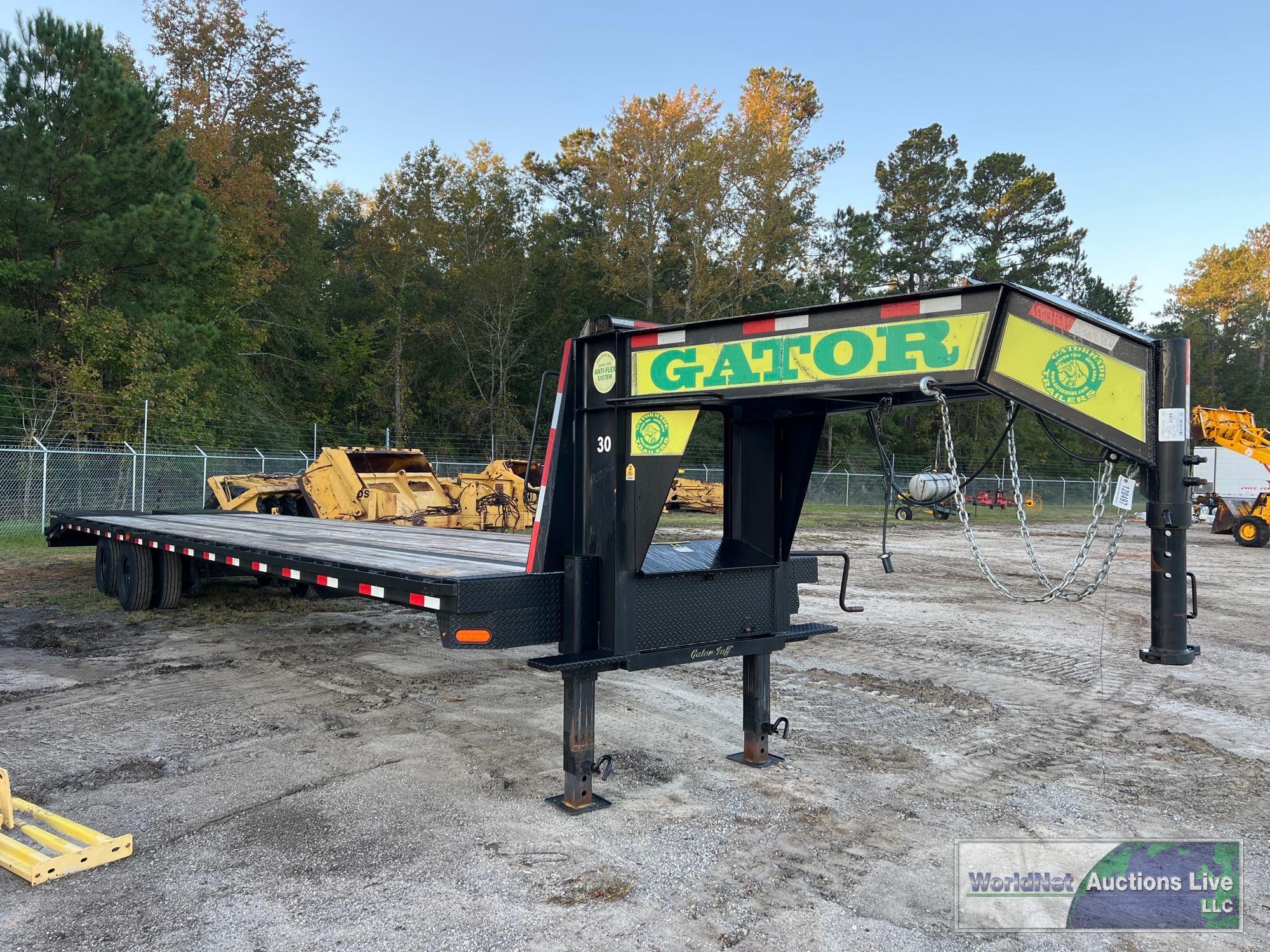 2022 GATORMADE 35+5 GOOSENECK TRAILER, VIN # 4Z1GF4021NS006484