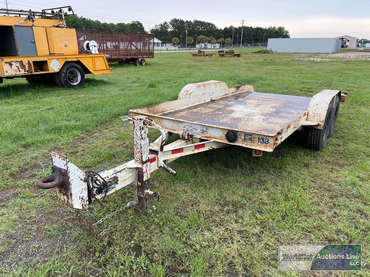 BUTLER 16'x80'' TILT TOP EQUIPMENT TRAILER VIN-1BUD1620281005301