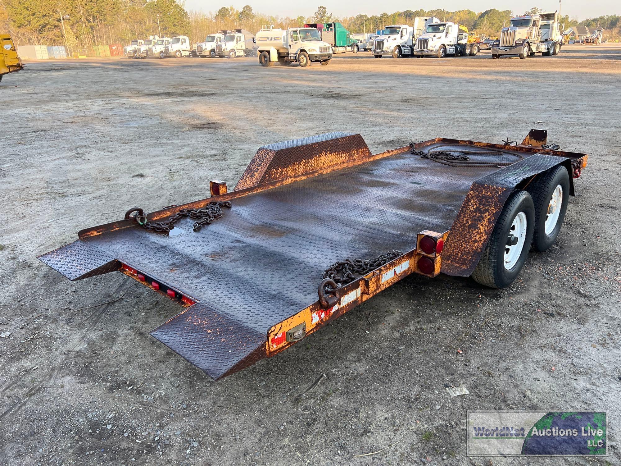 2001 HUDSON BROS. 17'x6' TILT TOP TRAILER, VIN # 10HHD140411000091 **NO TITLE, INVOICE ONLY**