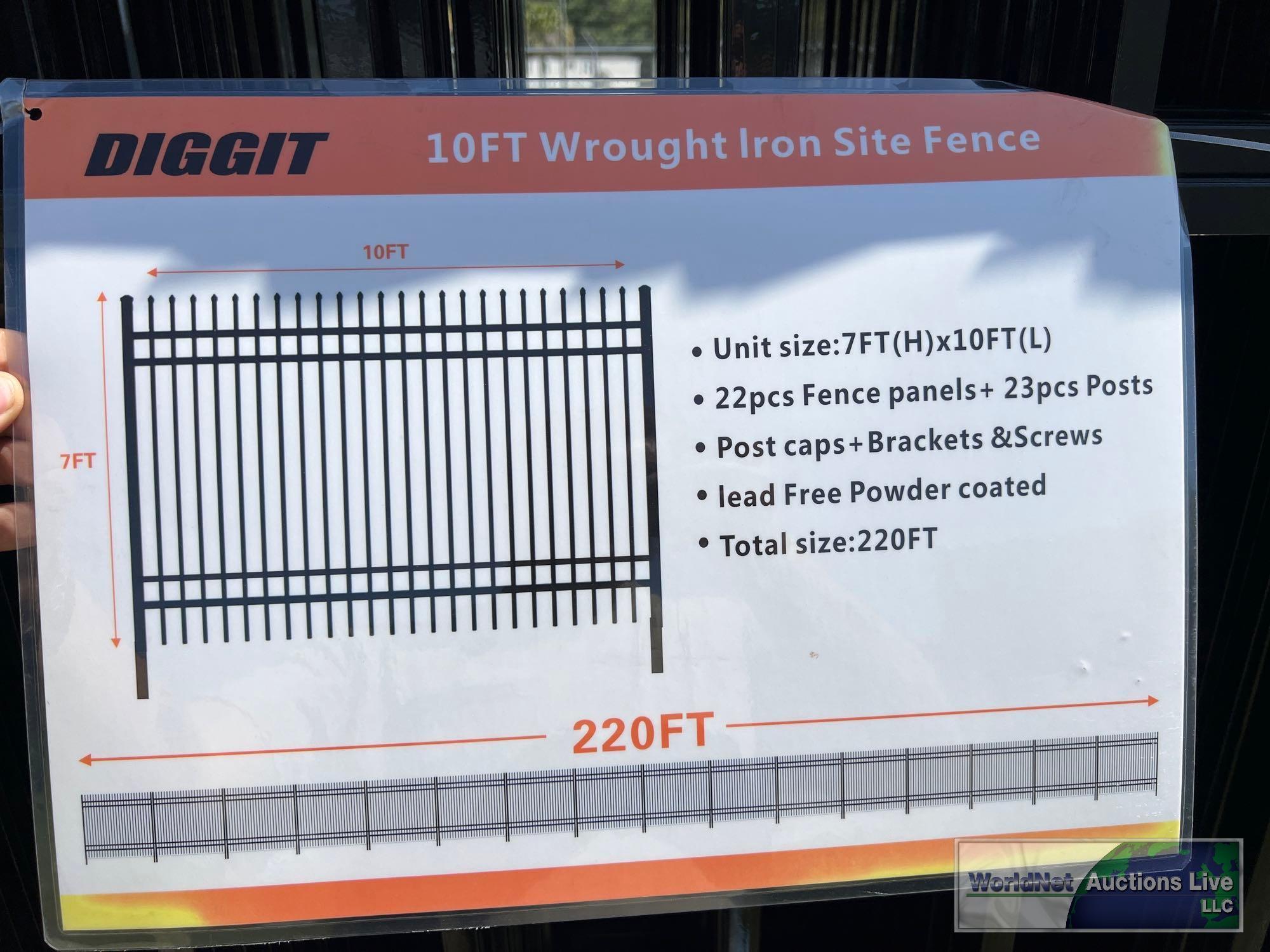 2023 DIGGIT UNUSED 7'x10' SITE FENCE SN-F22FT2308919