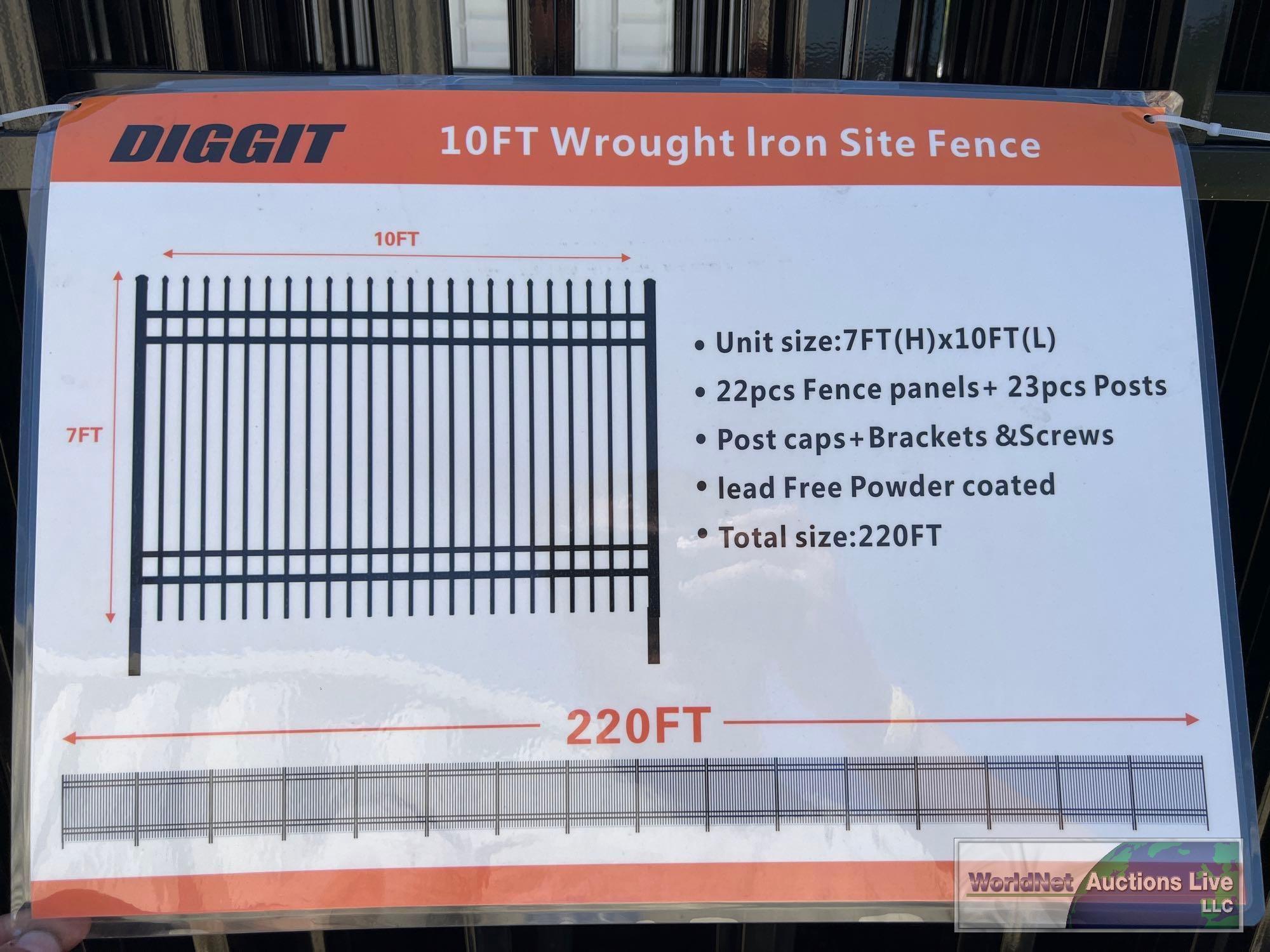 2023 DIGGIT UNUSED 7'x10' SITE FENCE SN-F22FT2308915