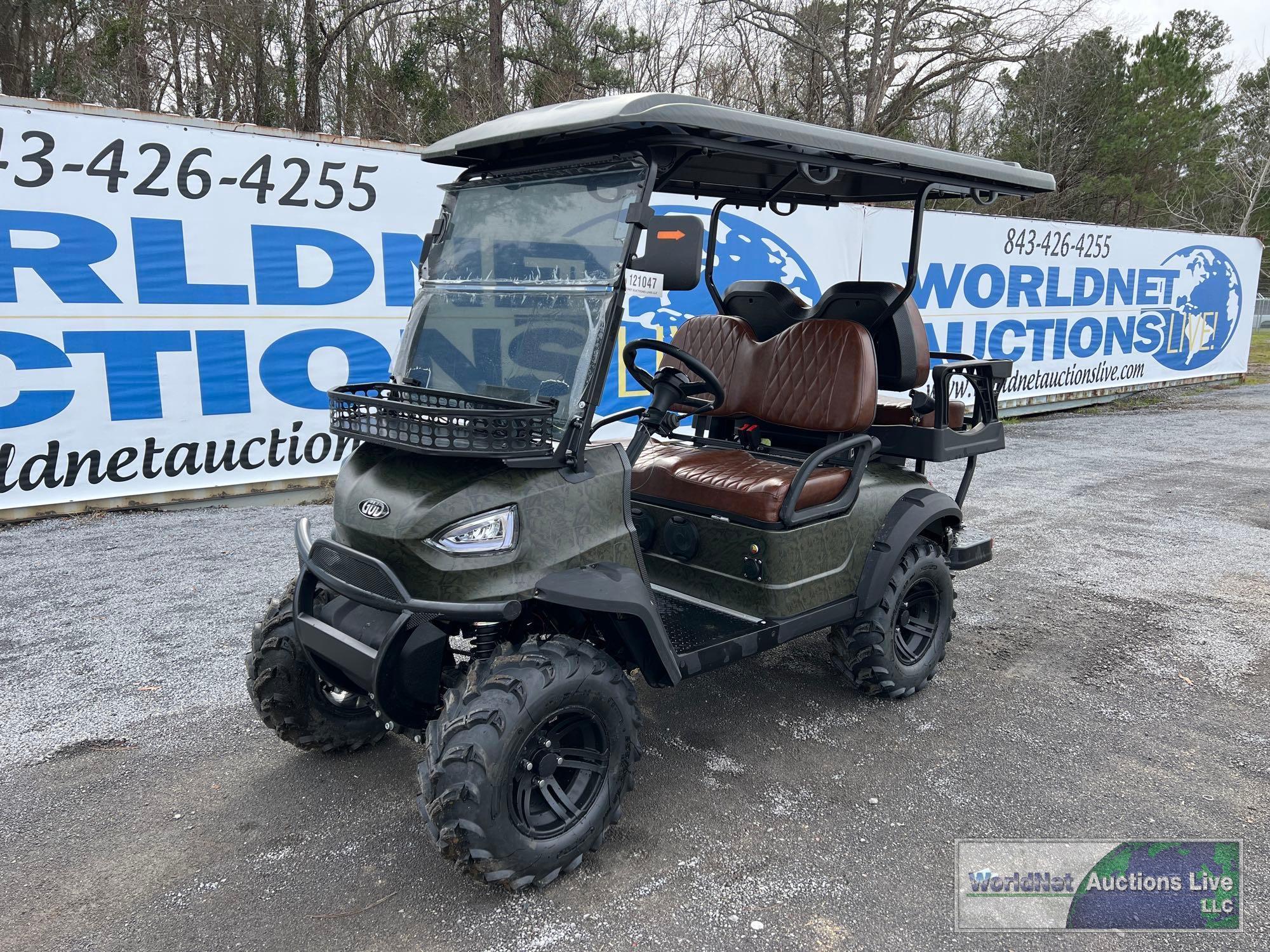 2023 GUD 72V LITHIUM GOLF CART SN-1G9RA3305PM631076 ***NO TITLE,INVOICE ONLY***