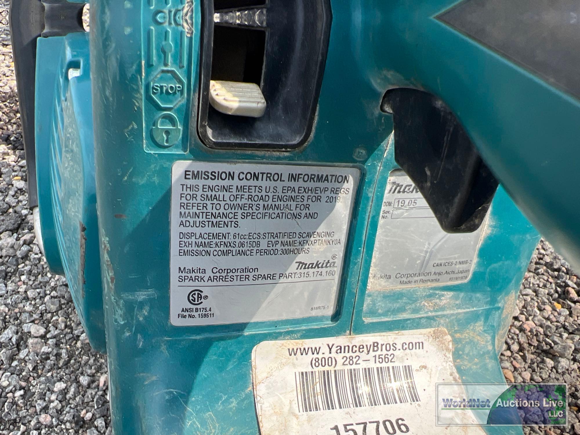 2019 MAKITA EK6101 CONCRETE SAW SN-25716R