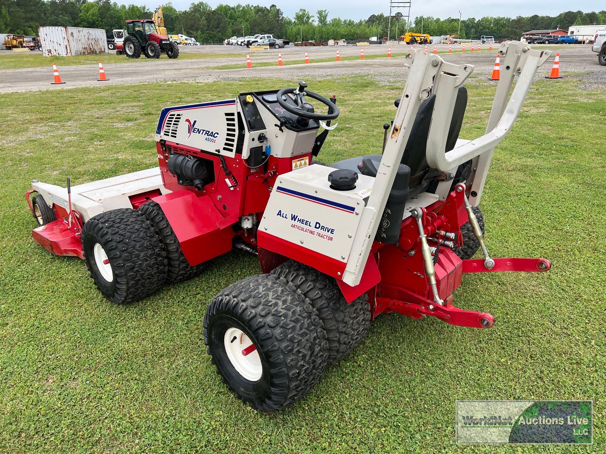 VENTRAC 4500Z ARTICULATING TRACTOR CONTOUR MOWER SN-AJ04613