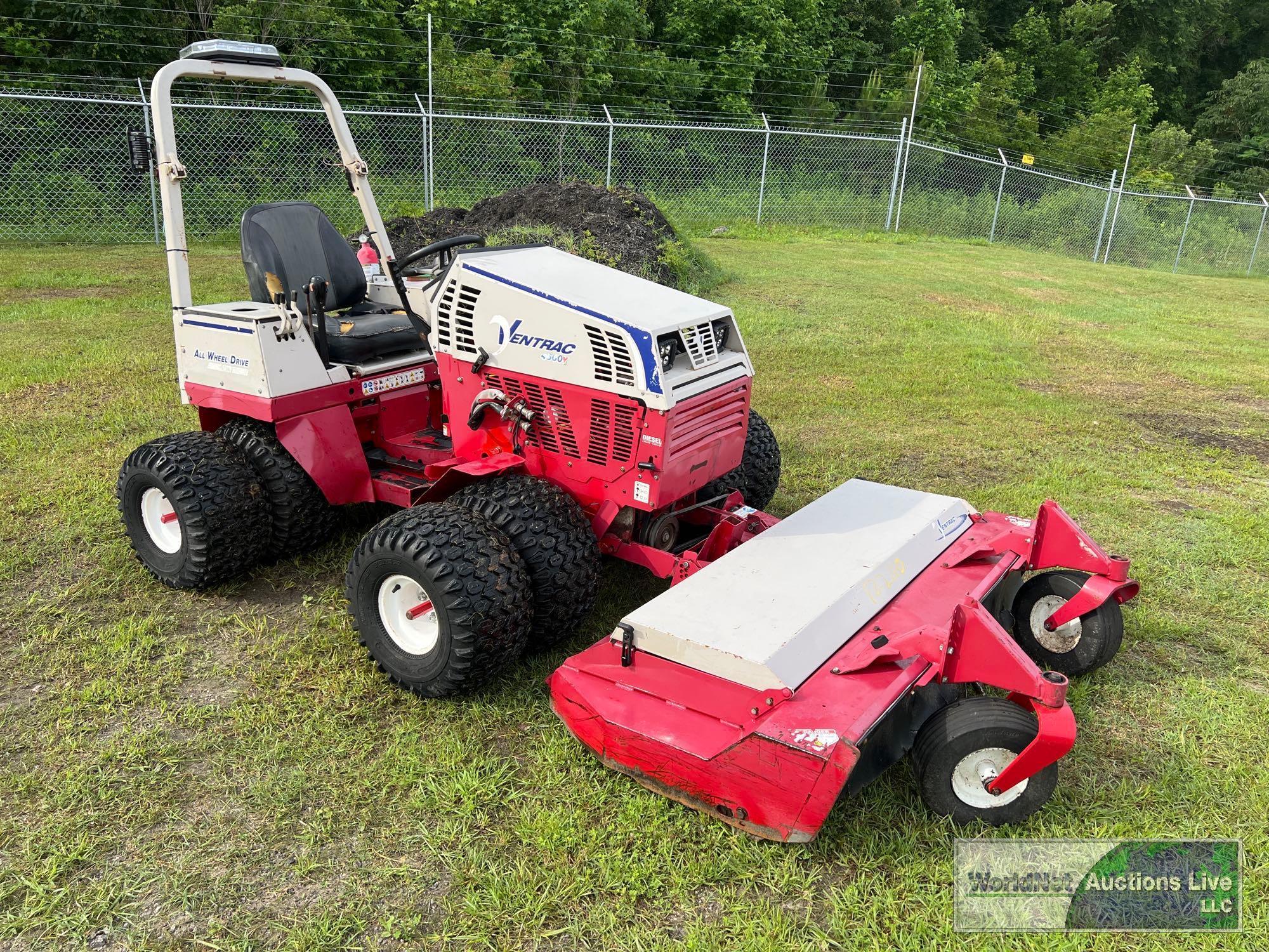 VENTRAC 4500Y ARTICULATING TRACTOR CONTOUR MOWER SN-AJ04457