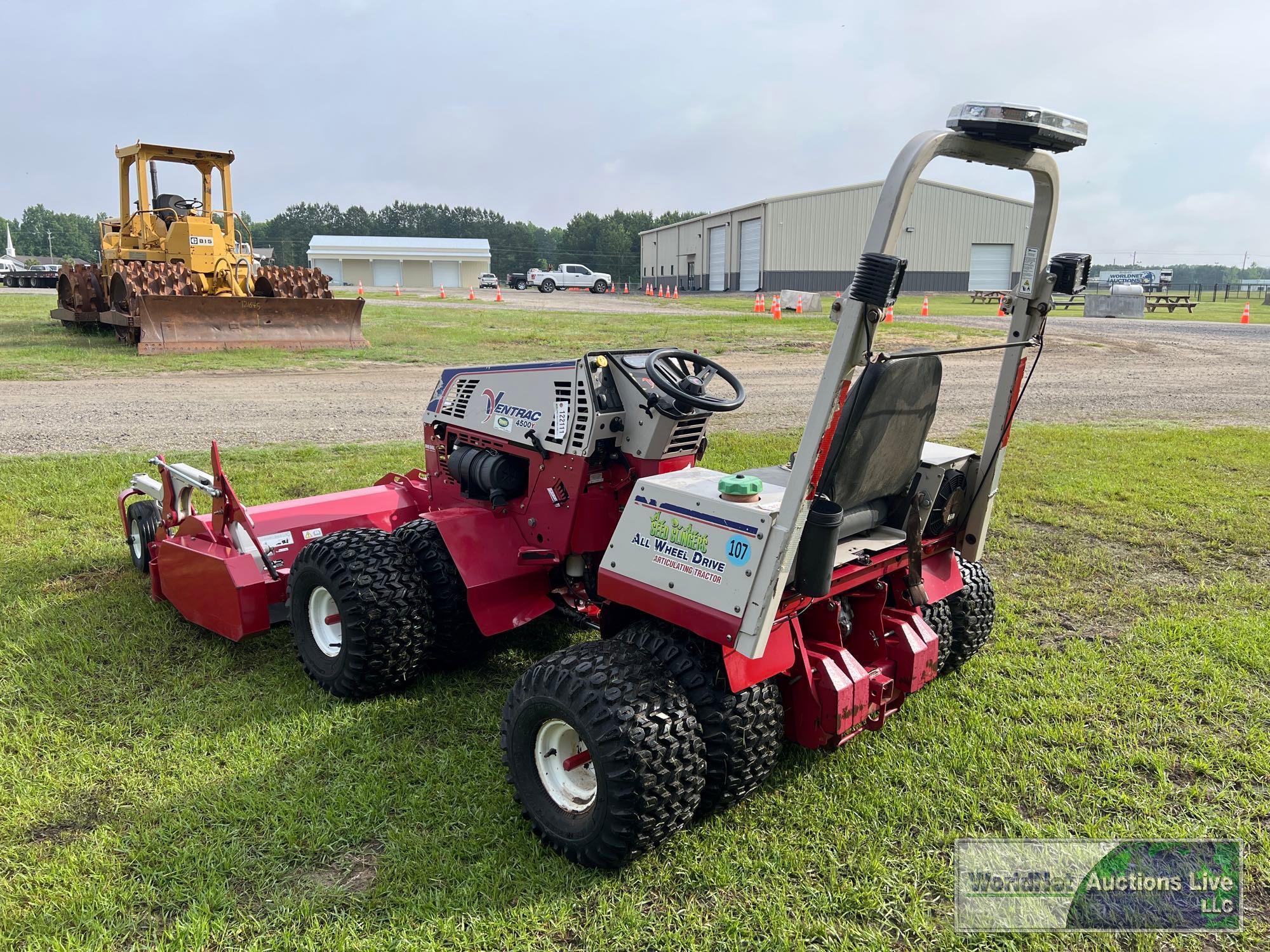 VENTRAC 4500Y ARTICULATING TRACTOR CONTOUR MOWER SN-AJ08574