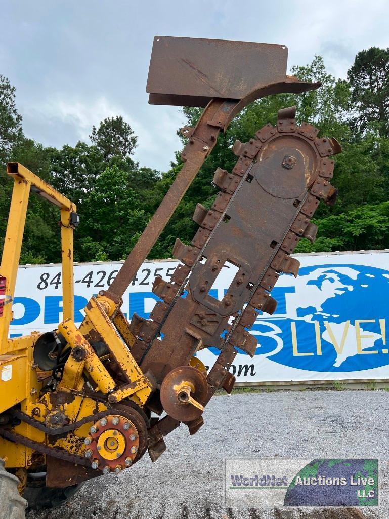 1989 VERMEER V-450 RIDE ON TRENCHER SN-1VRF082L6J1000645