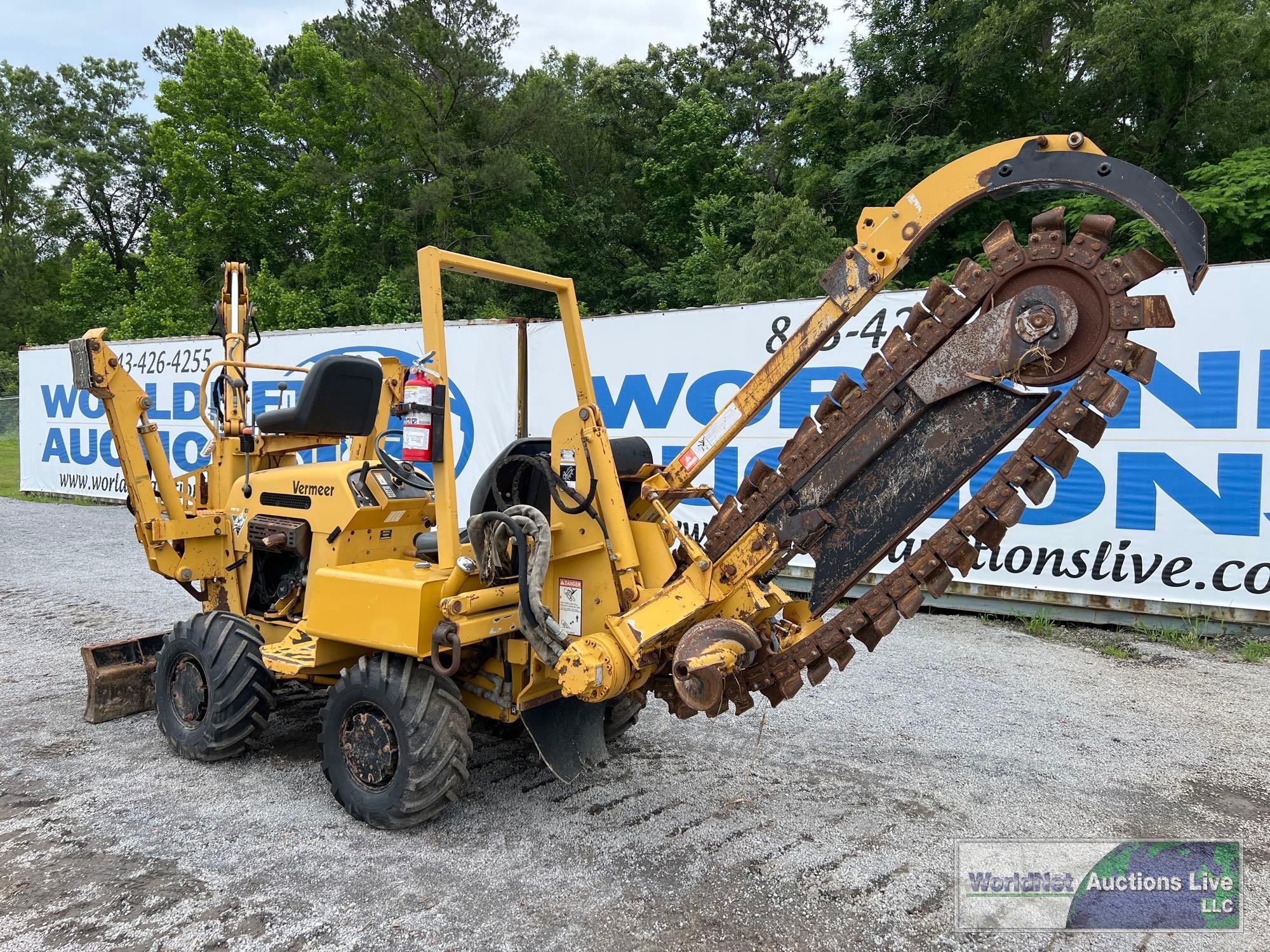 2004 VERMEER RT450 RIDE ON TRENCHER SN-1VRX072184100047