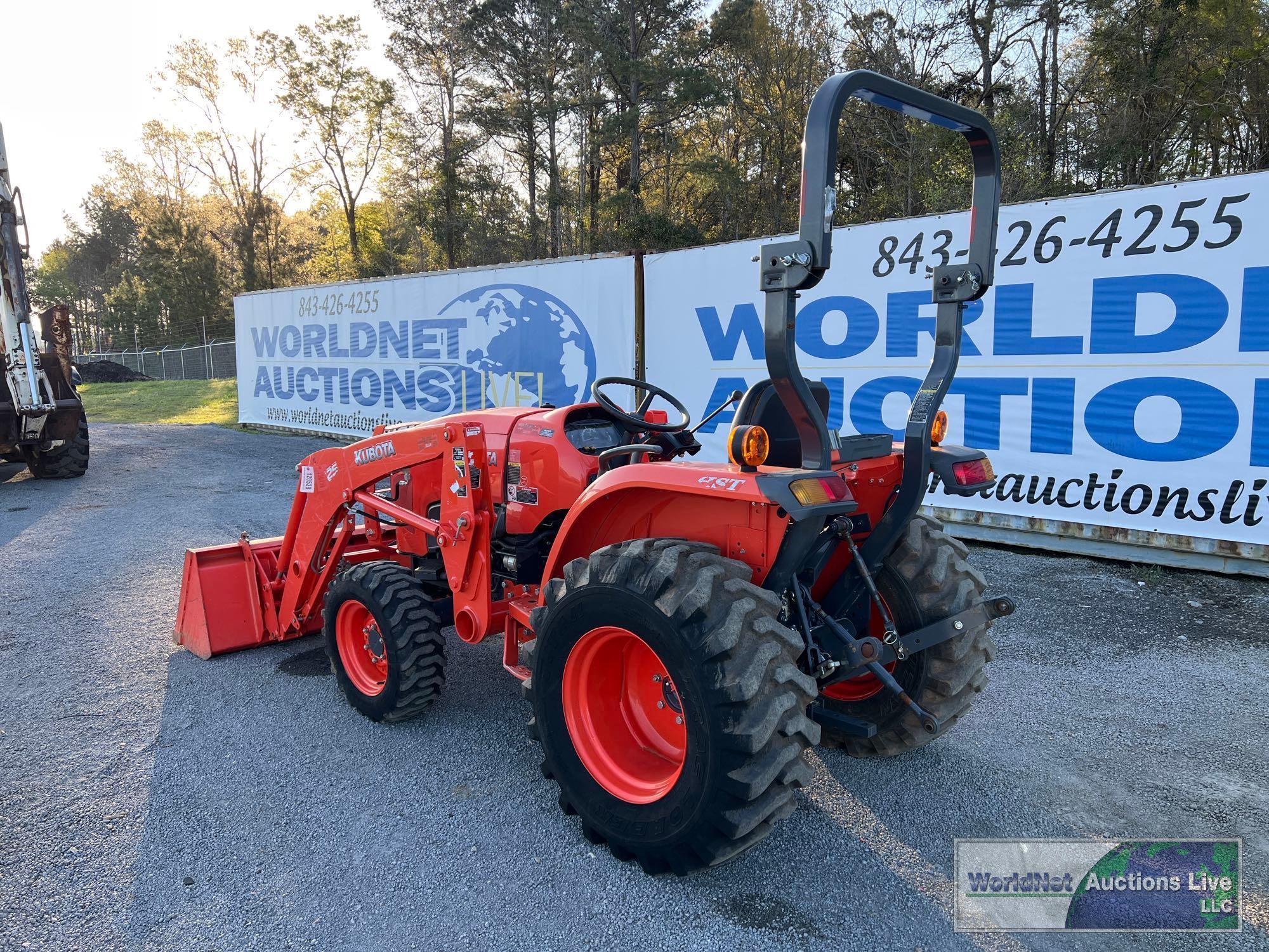 2017 KUBOTA L3301D COMPACT UTILITY TRACTOR SN-69948