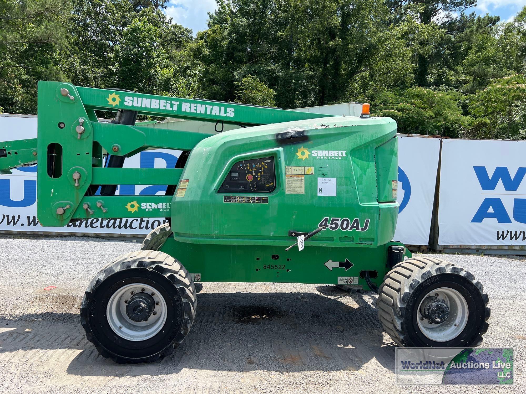 2016 JLG 450AJ ARTICULATING BOOM LIFT SN-0300216325