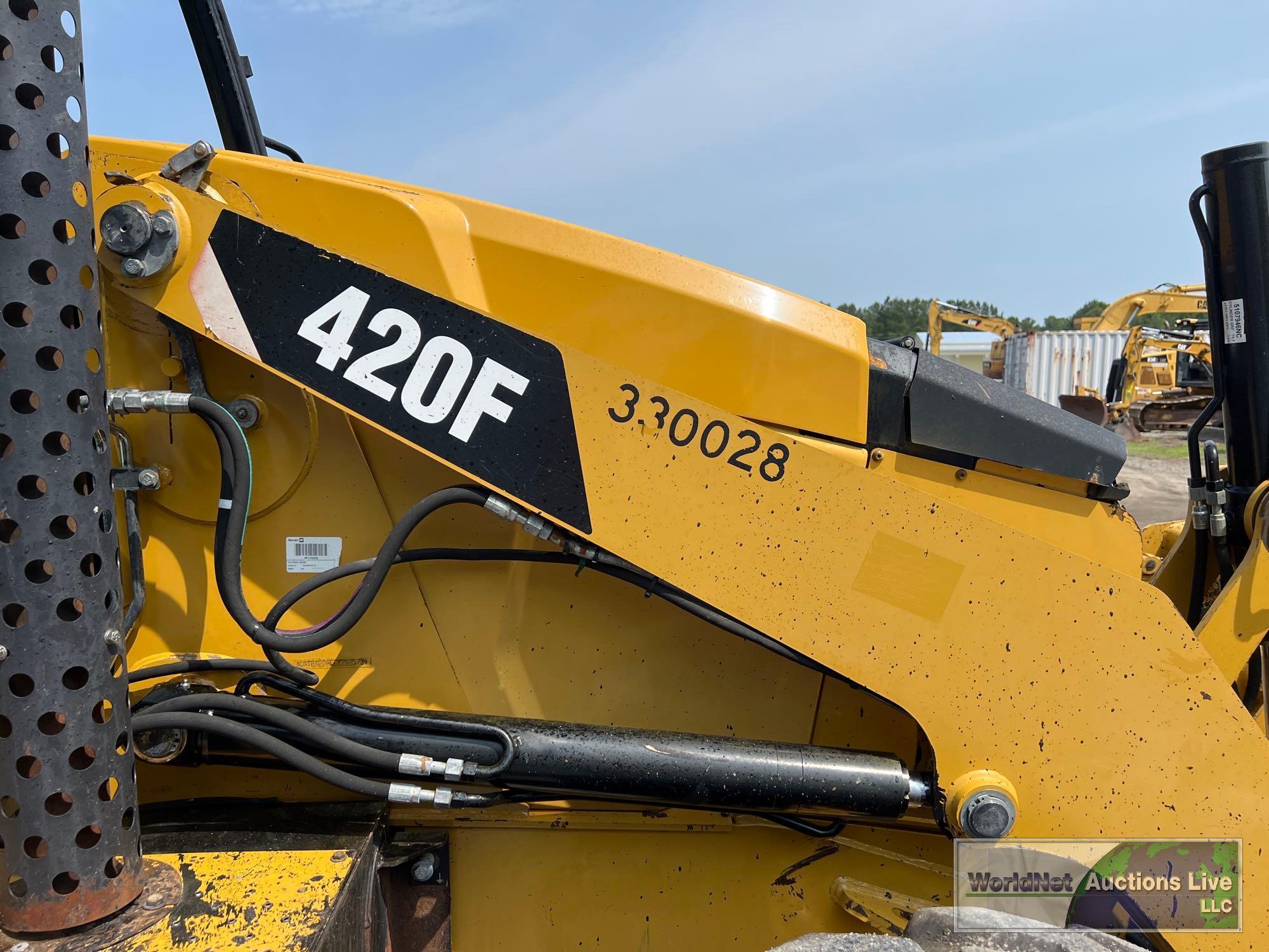 2012 CATERPILLAR 420F BACKHOE LOADER SN-CAT0420FCSKR00573