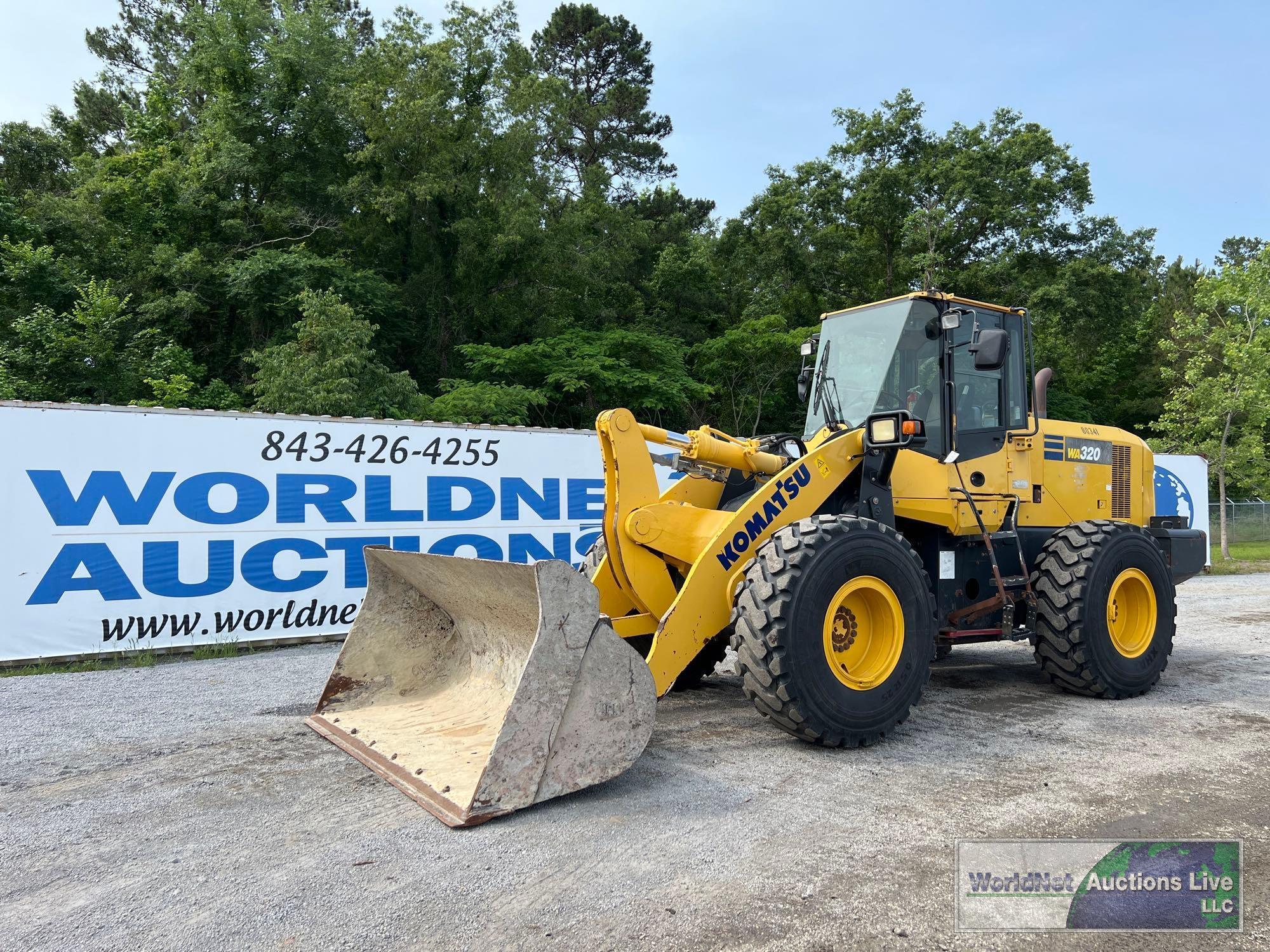 2014 KOMATSU WA320-7 WHEEL LOADER SN-KMTWA1211T01080341