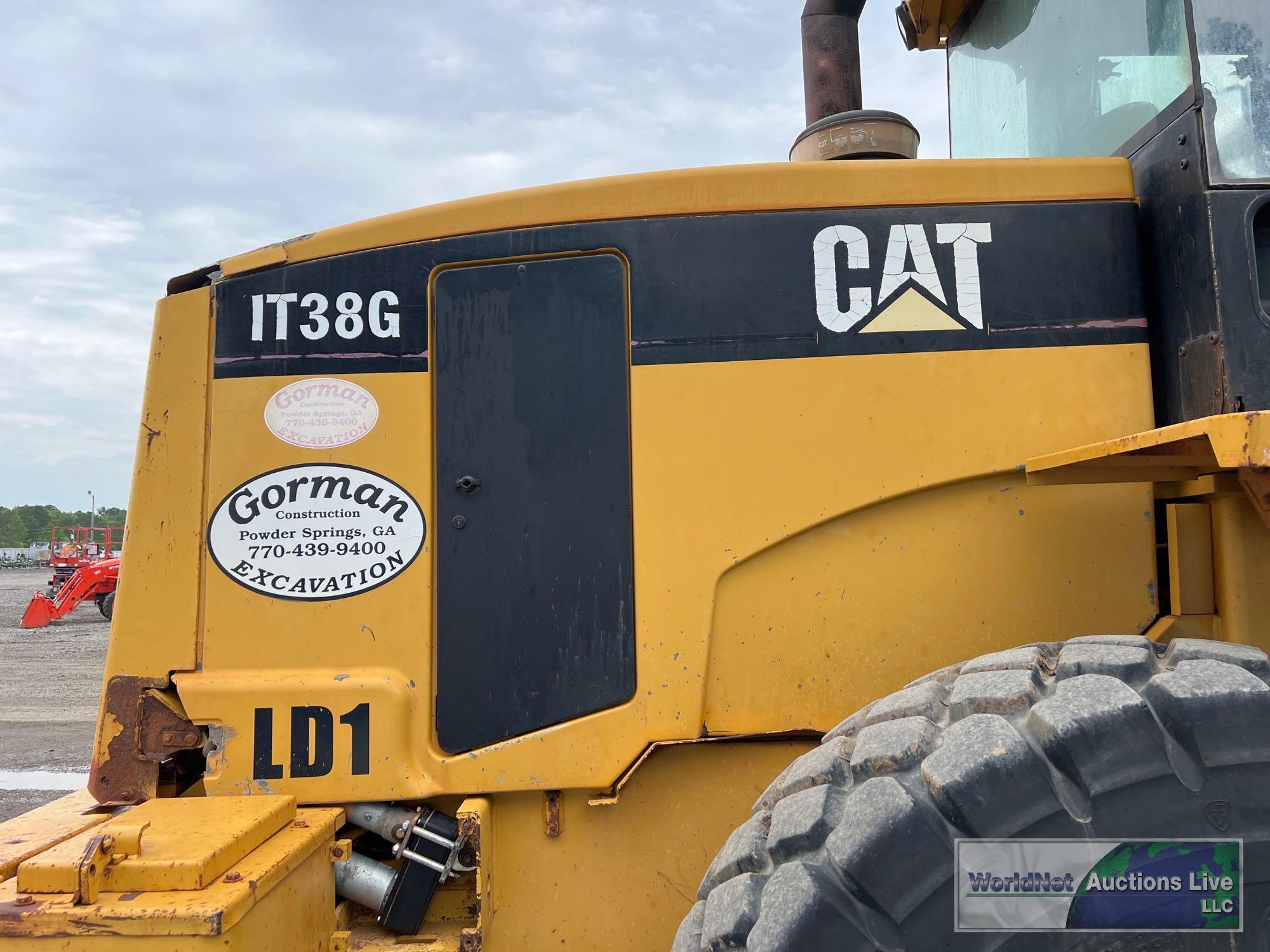 1998 CATERPILLAR IT38G WHEEL LOADER SN-7BS00500