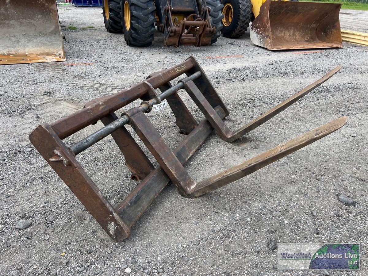 QUICK CONNECT WHEEL LOADER FORKS ATTACHMENT