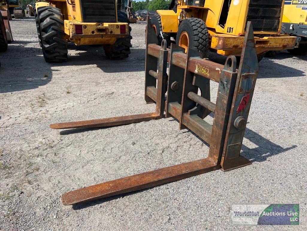 SOLESBEES SELF-4 WHEEL LOADER FORKS ATTACHMENT SN-92538