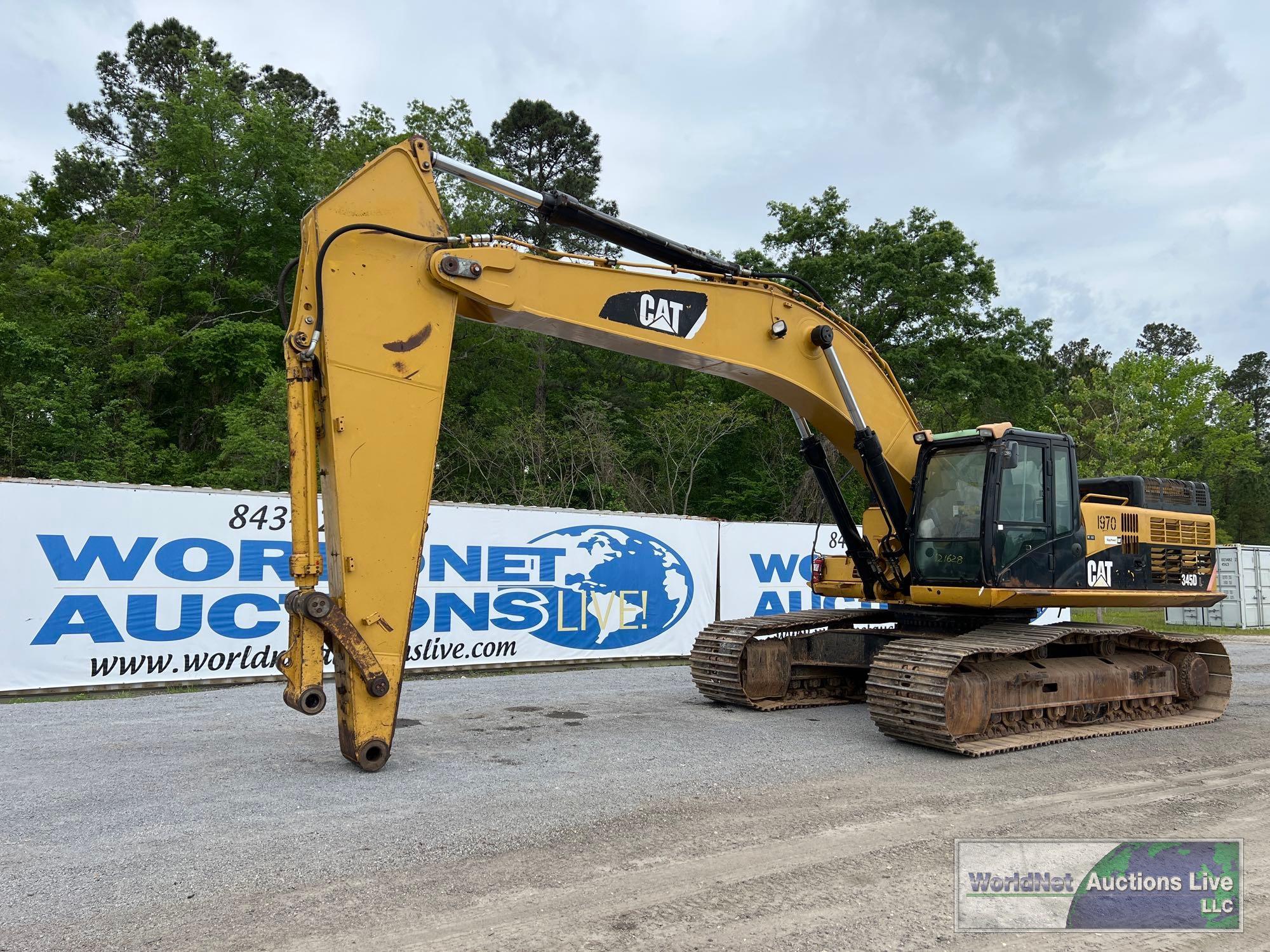 2011 CATERPILLAR 345DL HYDRAULIC EXCAVATOR SN-CAT0345DKEEH01032