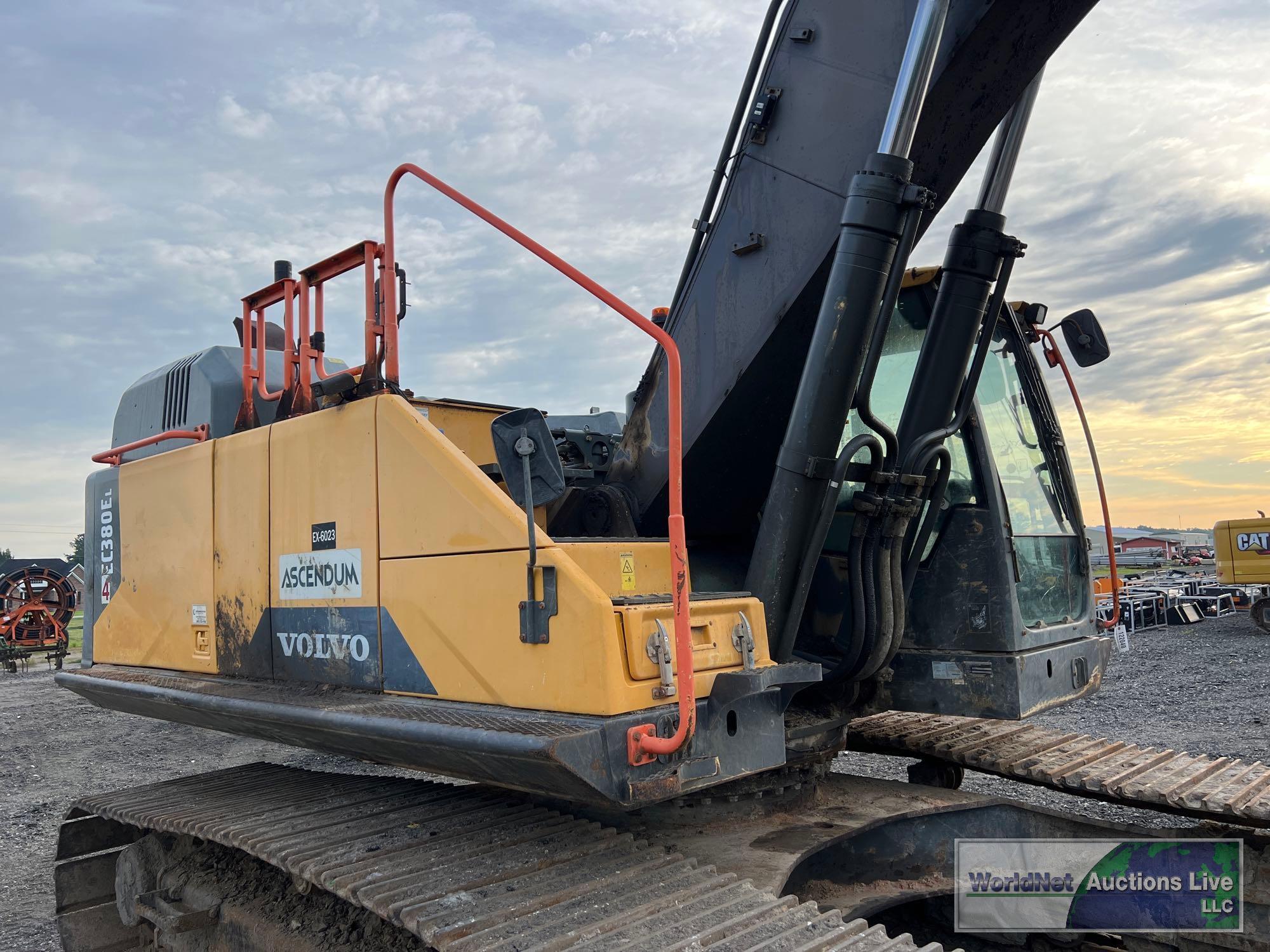 2018 VOLVO EC380EL HYDRAULIC EXCAVATOR SN-VCEC380EC00311231