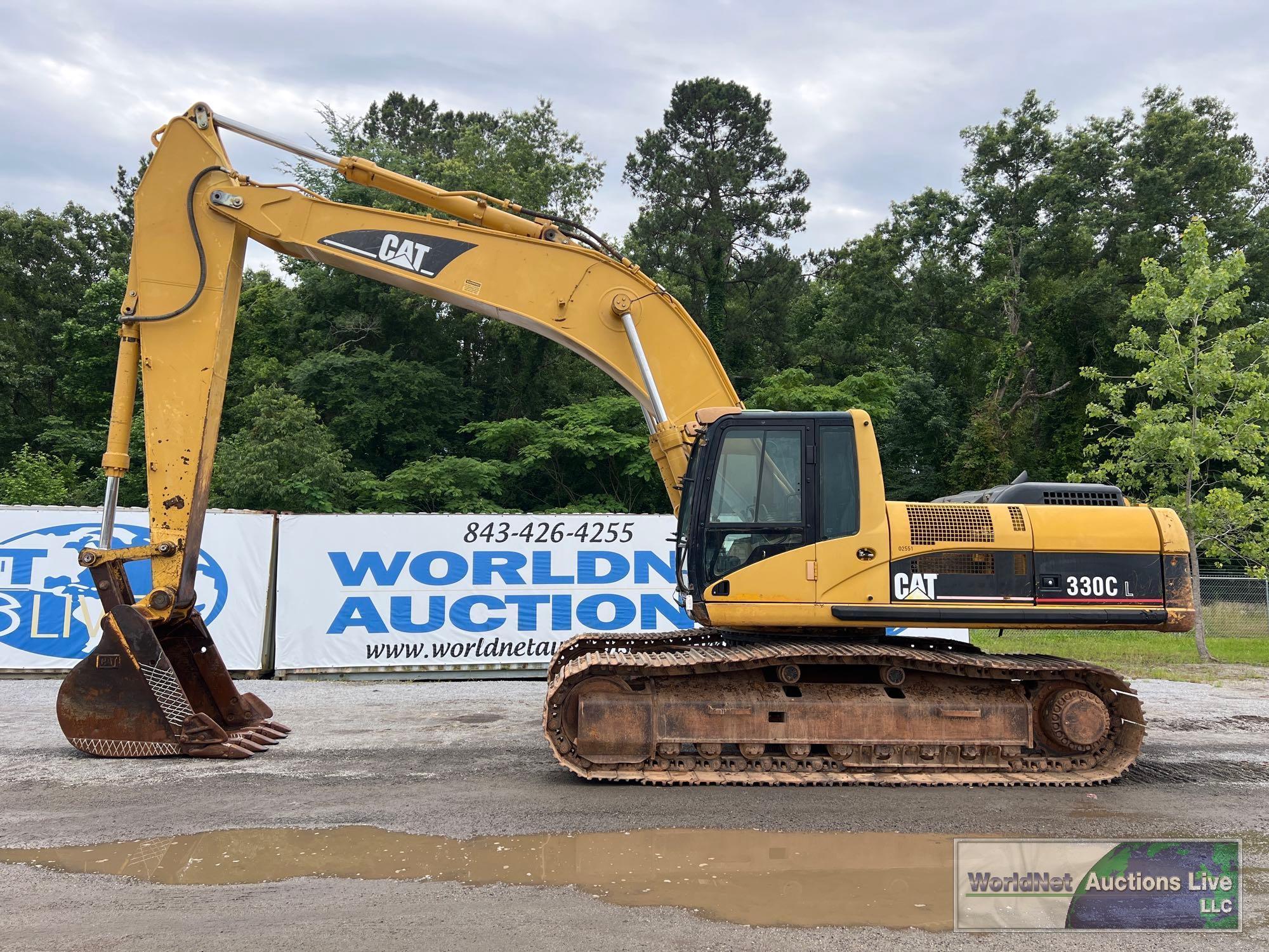 2004 CATERPILLAR 330CL HYDRAULIC EXCAVATOR SN-CAT0330CVDY02551