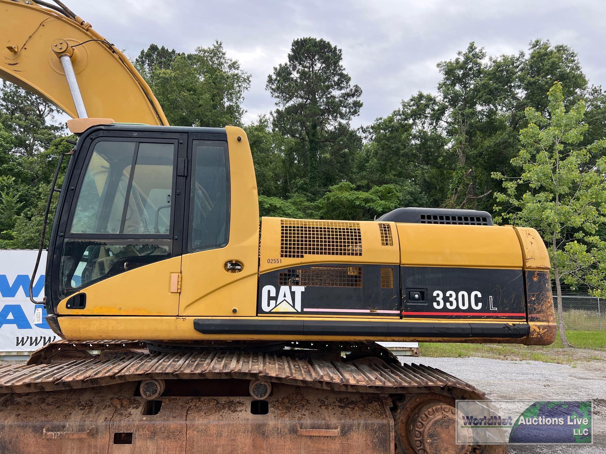 2004 CATERPILLAR 330CL HYDRAULIC EXCAVATOR SN-CAT0330CVDY02551