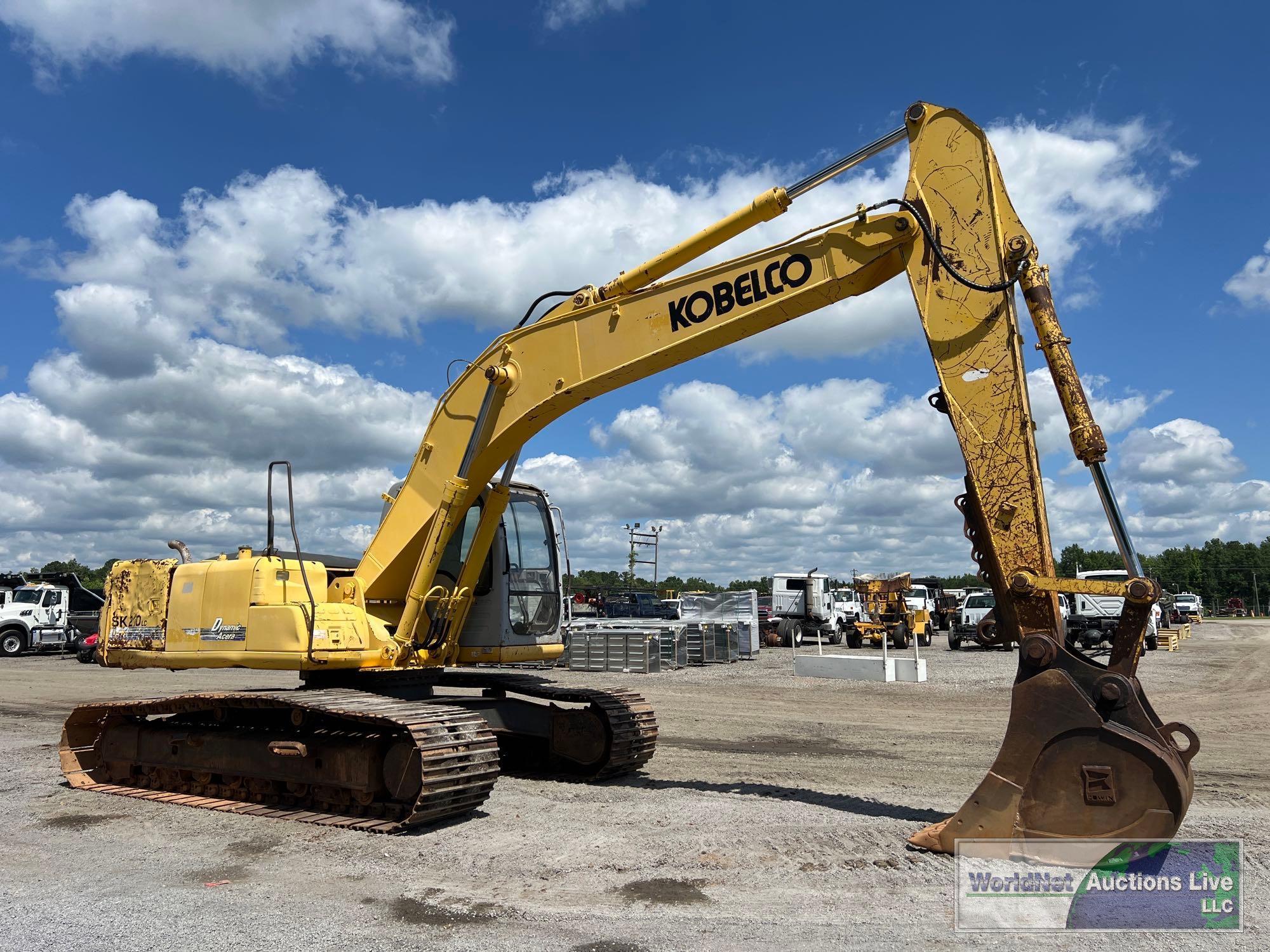 KOBELCO SK210LC HYDRAULIC EXCAVATOR SN-Y008U2209