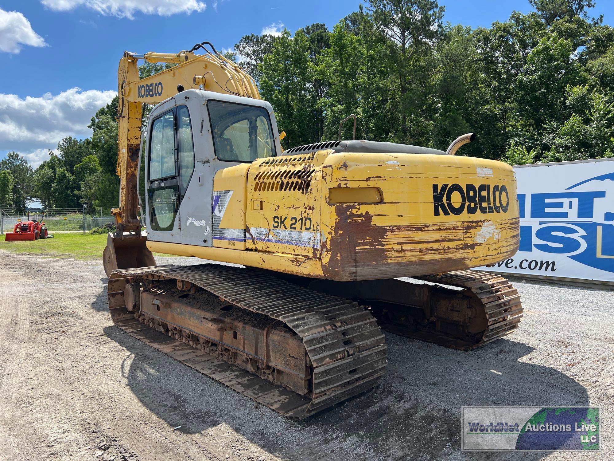 KOBELCO SK210LC HYDRAULIC EXCAVATOR SN-Y008U2209