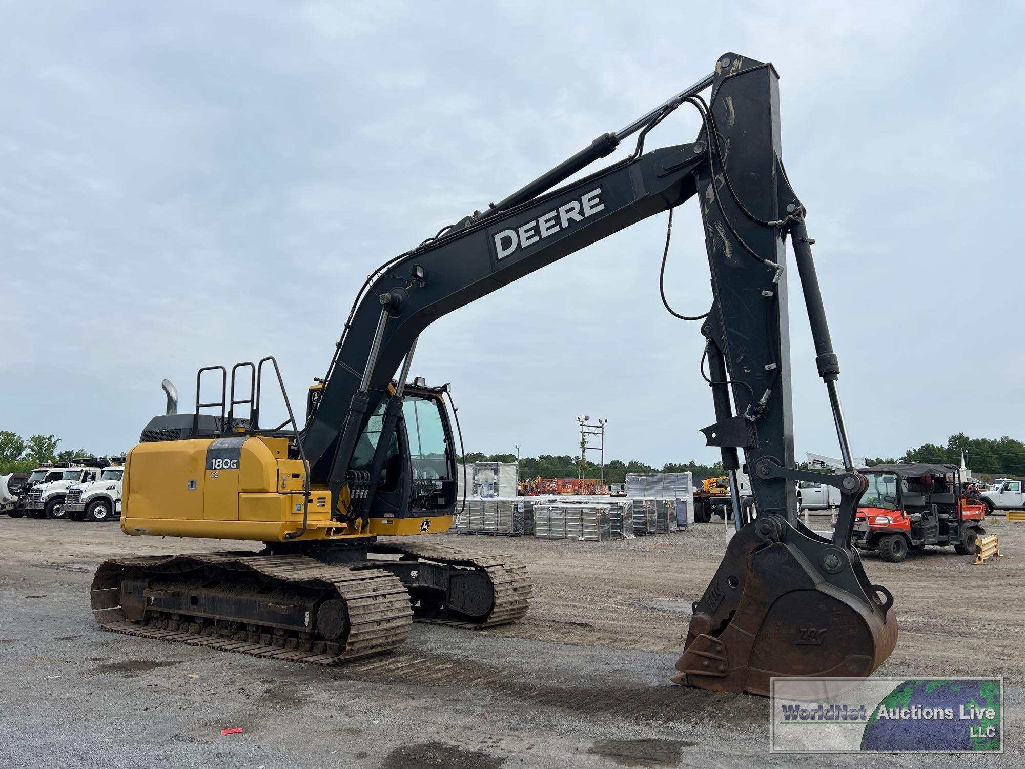 2018 JOHN DEERE 180GLC HYDRAULIC EXCAVATOR SN-1FF180GXTJF020855