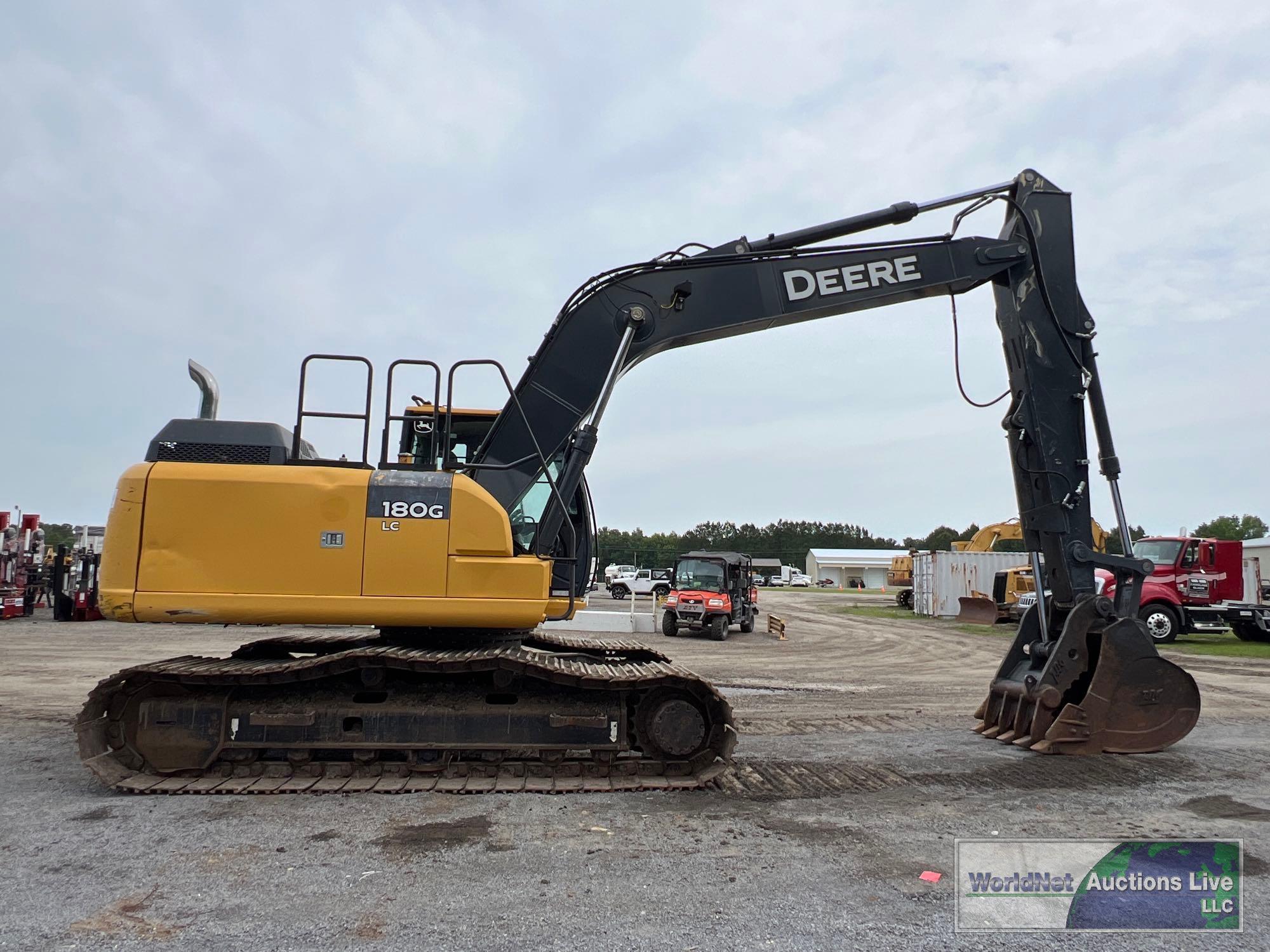 2018 JOHN DEERE 180GLC HYDRAULIC EXCAVATOR SN-1FF180GXTJF020855